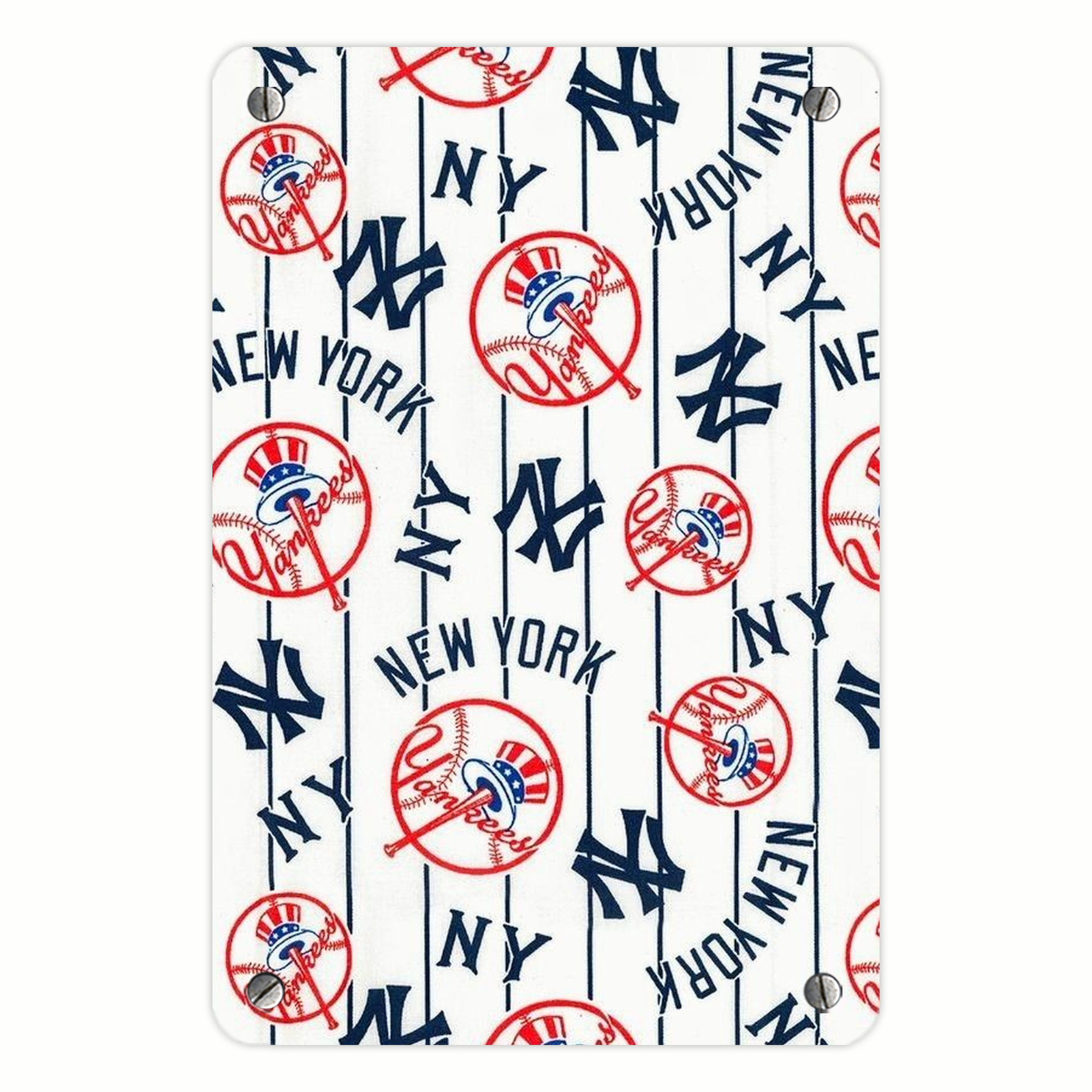 New York Yankees 219 Metal Tin Sign 8x12inch - High-Quality Full-Print Decorative Wall Art, Durable Rust-Resistant Metal Plaque For Living Room, Bedroom, Kitchen, Office, Bar Décor