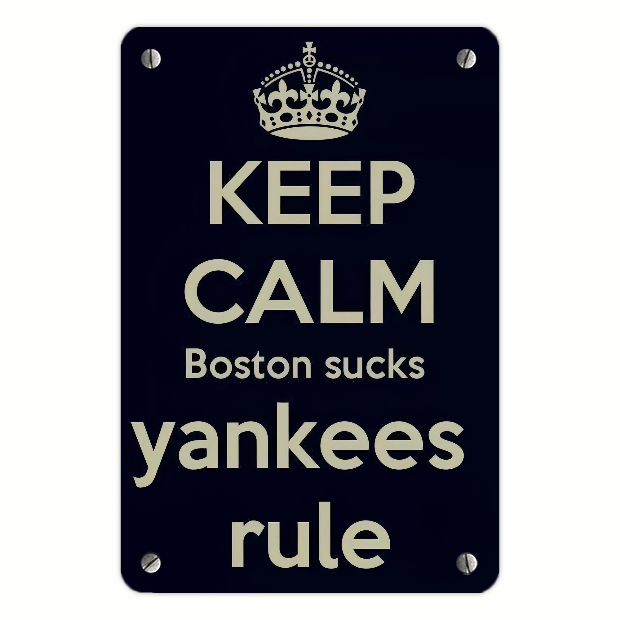 New York Yankees 226 Metal Tin Sign 8x12inch - High-Quality Full-Print Decorative Wall Art, Durable Rust-Resistant Metal Plaque For Living Room, Bedroom, Kitchen, Office, Bar Décor