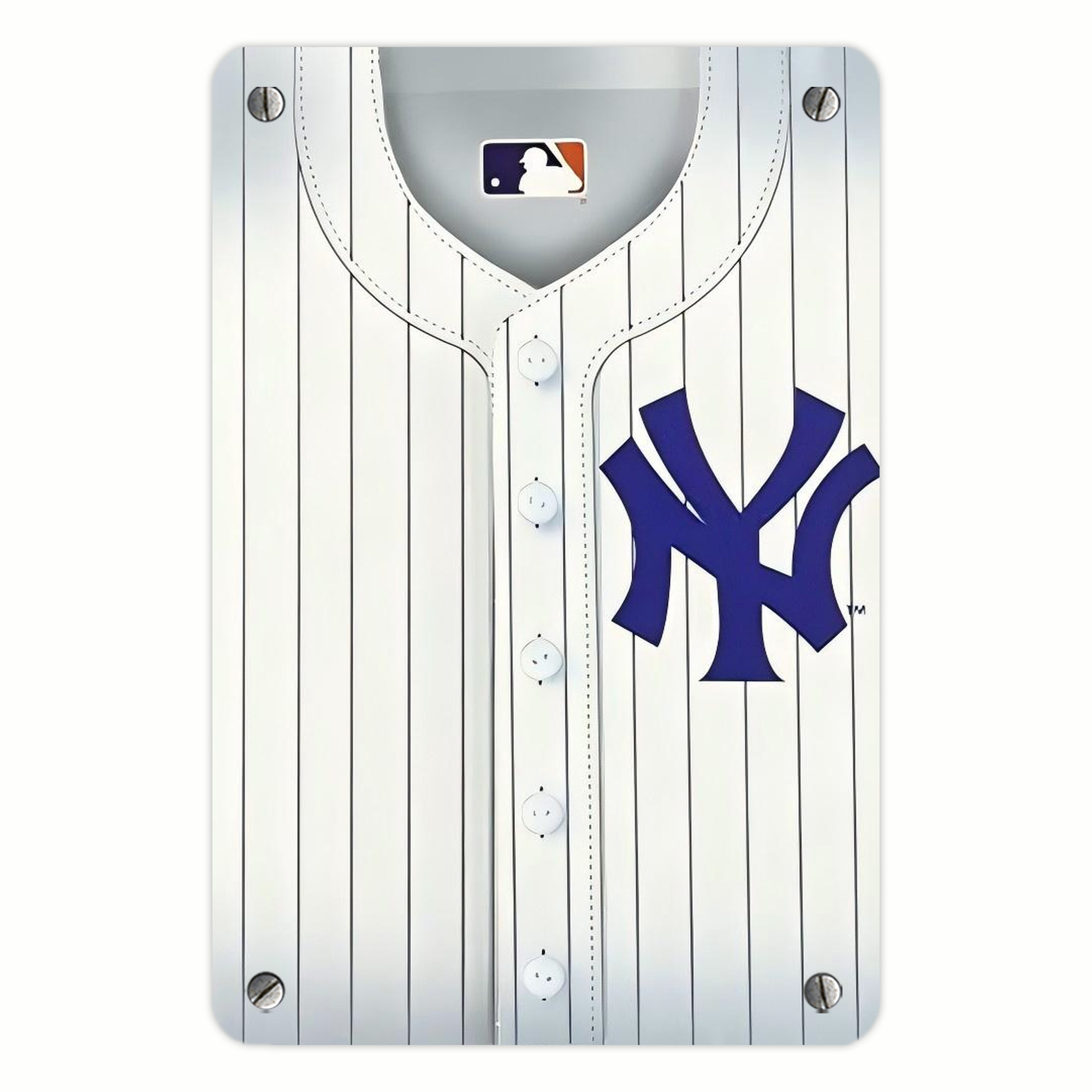 New York Yankees 213 Metal Tin Sign 8x12inch - High-Quality Full-Print Decorative Wall Art, Durable Rust-Resistant Metal Plaque For Living Room, Bedroom, Kitchen, Office, Bar Décor