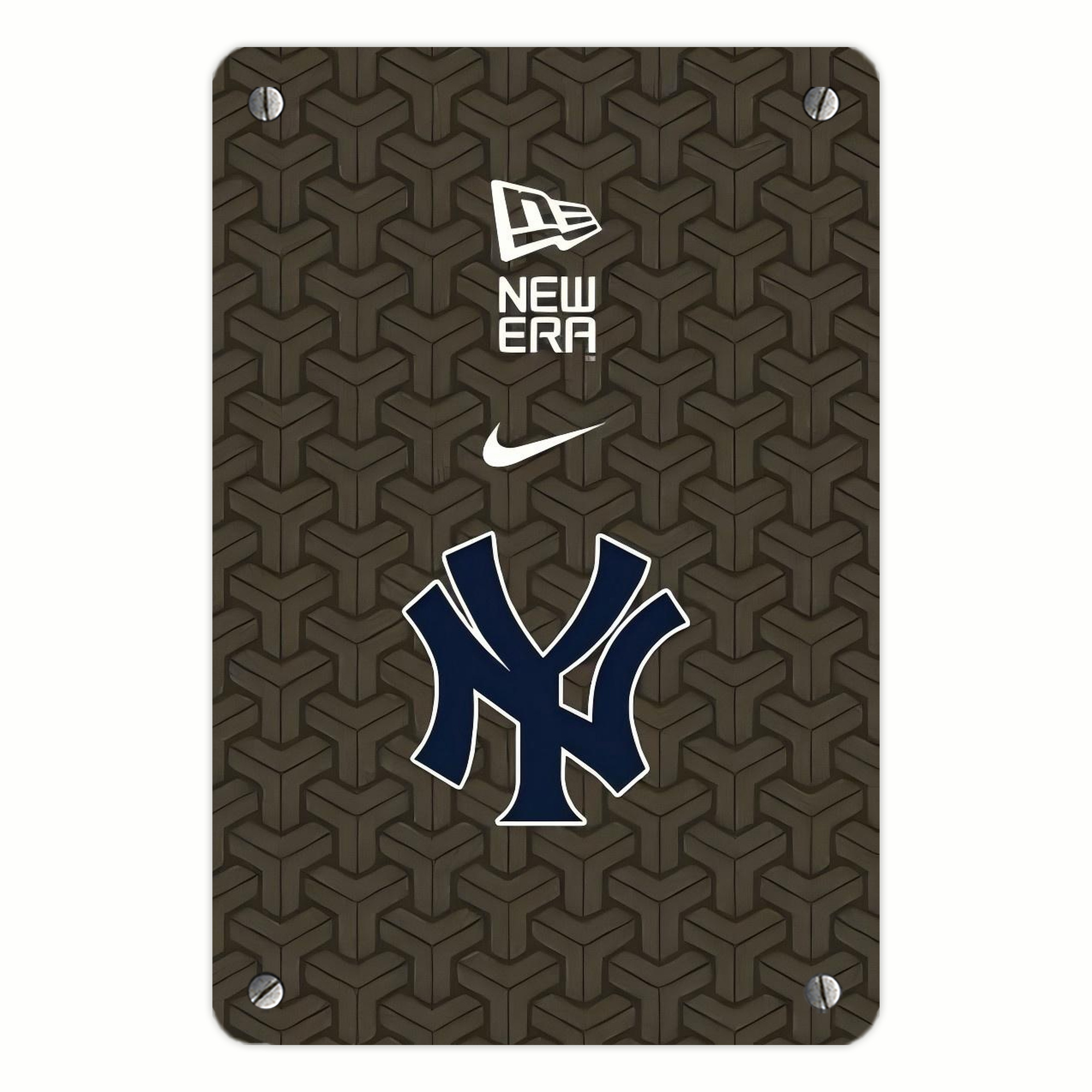 New York Yankees 318 Metal Tin Sign 8x12inch - High-Quality Full-Print Decorative Wall Art, Durable Rust-Resistant Metal Plaque For Living Room, Bedroom, Kitchen, Office, Bar Décor