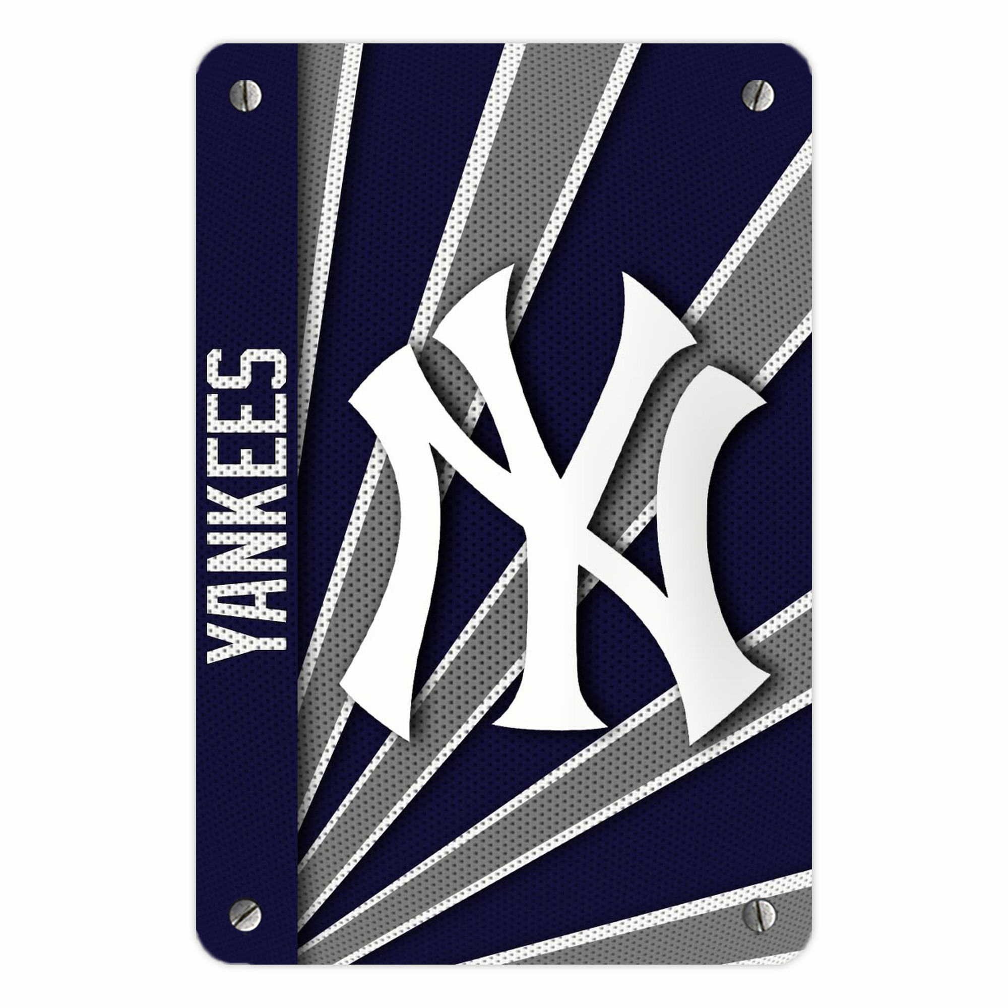 New York Yankees 321 Metal Tin Sign 8x12inch - High-Quality Full-Print Decorative Wall Art, Durable Rust-Resistant Metal Plaque For Living Room, Bedroom, Kitchen, Office, Bar Décor