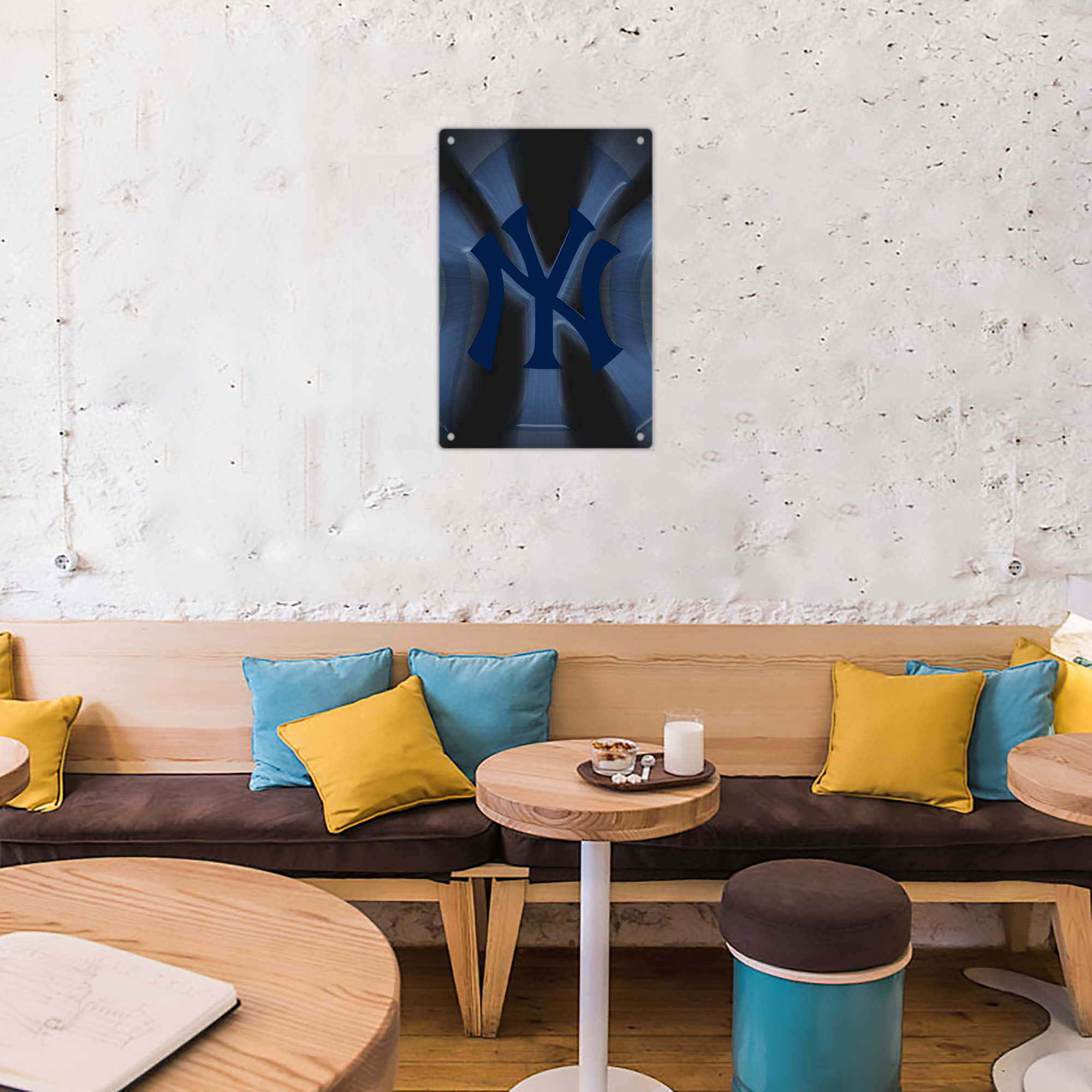 New York Yankees 110 8x12inch Vertical Aluminum Sign - Durable Fade-Resistant Indoor/Outdoor Safety & Information Plaque For Office, Hotel, Restaurant, Bar, Public Spaces