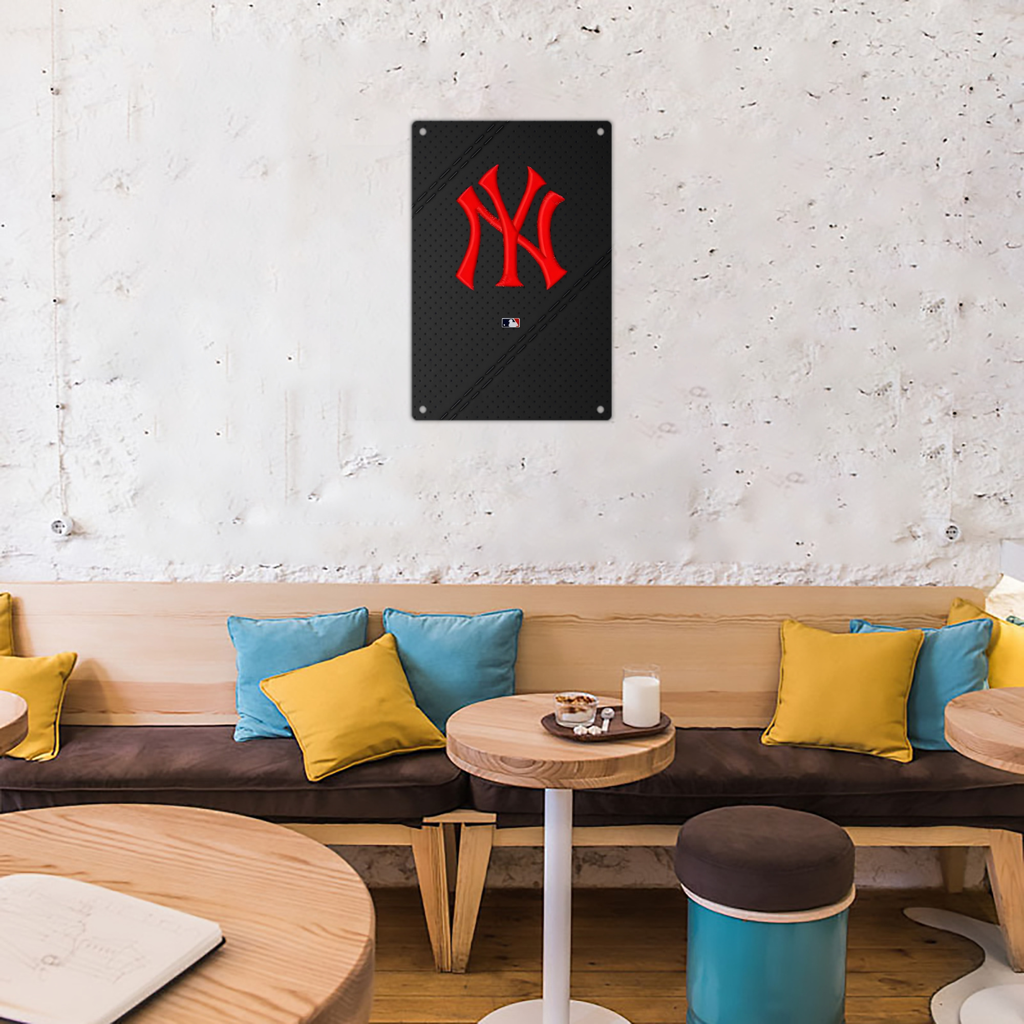 New York Yankees 121 8x12inch Vertical Aluminum Sign - Durable Fade-Resistant Indoor/Outdoor Safety & Information Plaque For Office, Hotel, Restaurant, Bar, Public Spaces