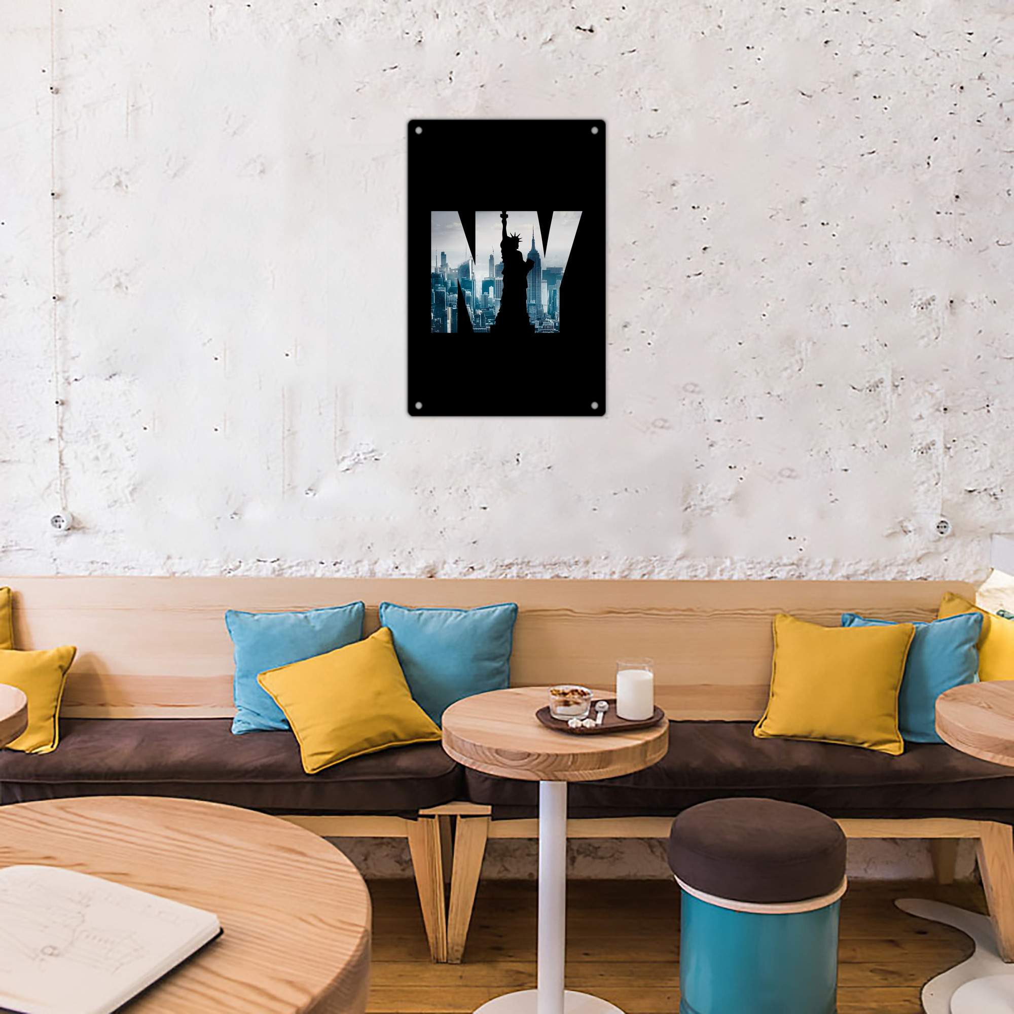 New York Yankees 142 8x12inch Vertical Aluminum Sign - Durable Fade-Resistant Indoor/Outdoor Safety & Information Plaque For Office, Hotel, Restaurant, Bar, Public Spaces