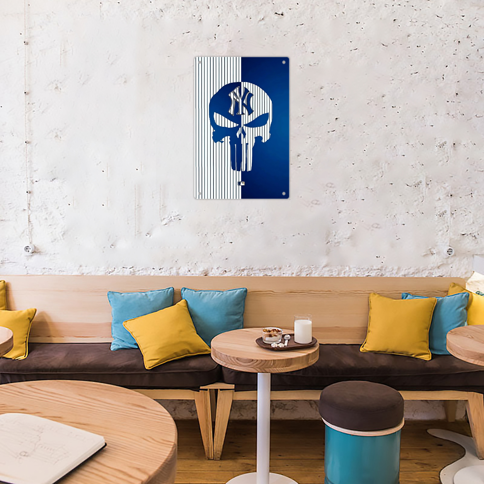 New York Yankees 154 8x12inch Vertical Aluminum Sign - Durable Fade-Resistant Indoor/Outdoor Safety & Information Plaque For Office, Hotel, Restaurant, Bar, Public Spaces