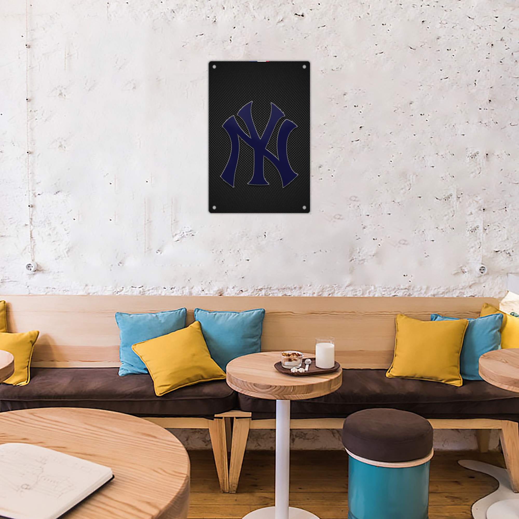 New York Yankees 166 8x12inch Vertical Aluminum Sign - Durable Fade-Resistant Indoor/Outdoor Safety & Information Plaque For Office, Hotel, Restaurant, Bar, Public Spaces