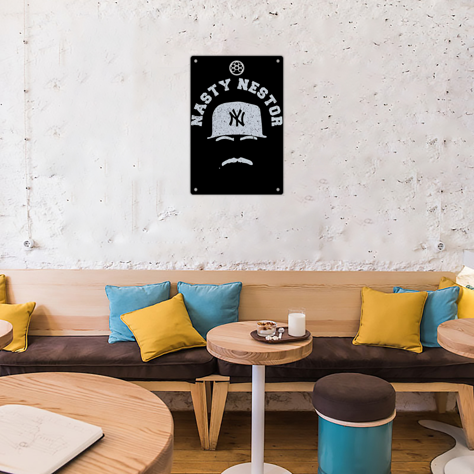 New York Yankees 152 8x12inch Vertical Aluminum Sign - Durable Fade-Resistant Indoor/Outdoor Safety & Information Plaque For Office, Hotel, Restaurant, Bar, Public Spaces