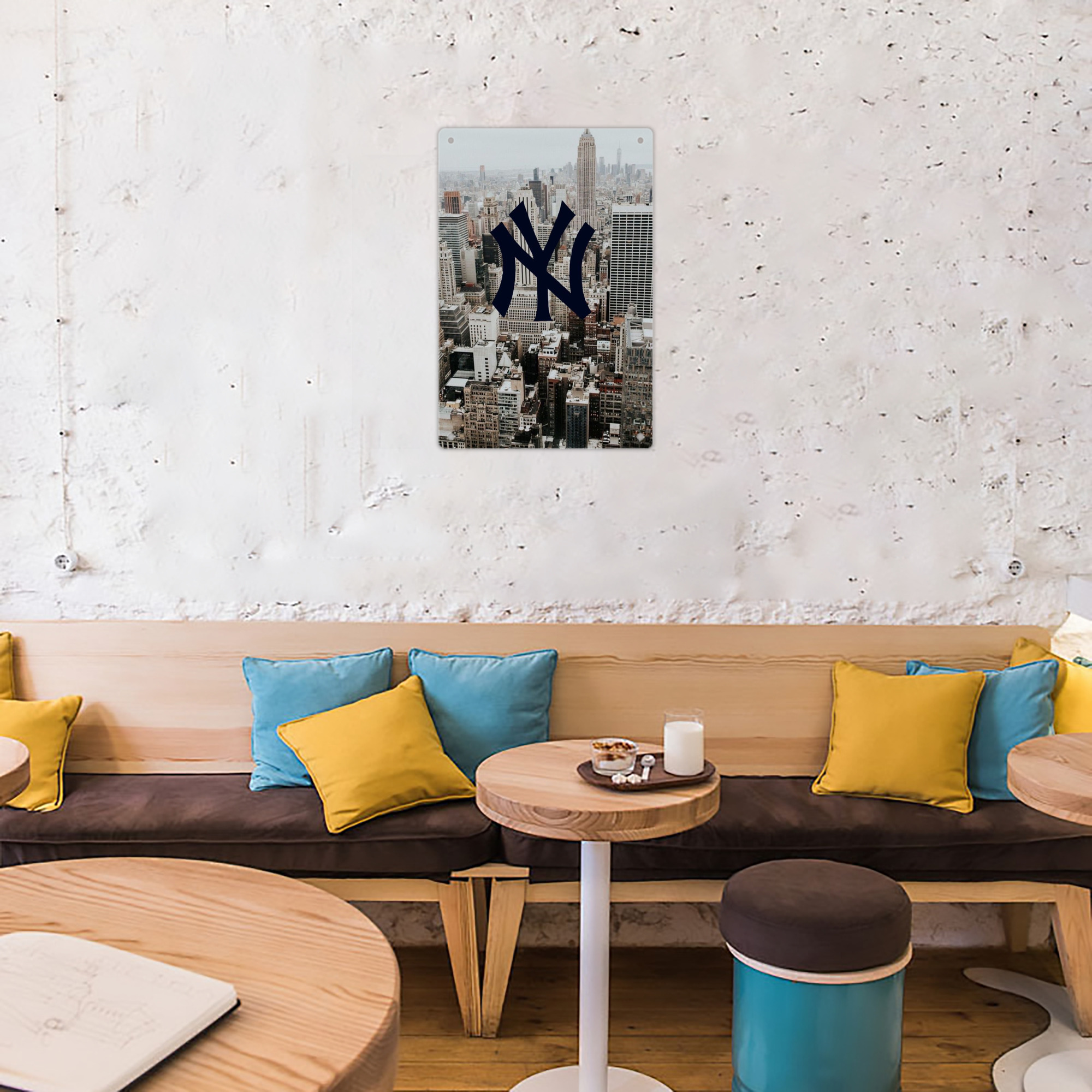 New York Yankees 171 8x12inch Vertical Aluminum Sign - Durable Fade-Resistant Indoor/Outdoor Safety & Information Plaque For Office, Hotel, Restaurant, Bar, Public Spaces