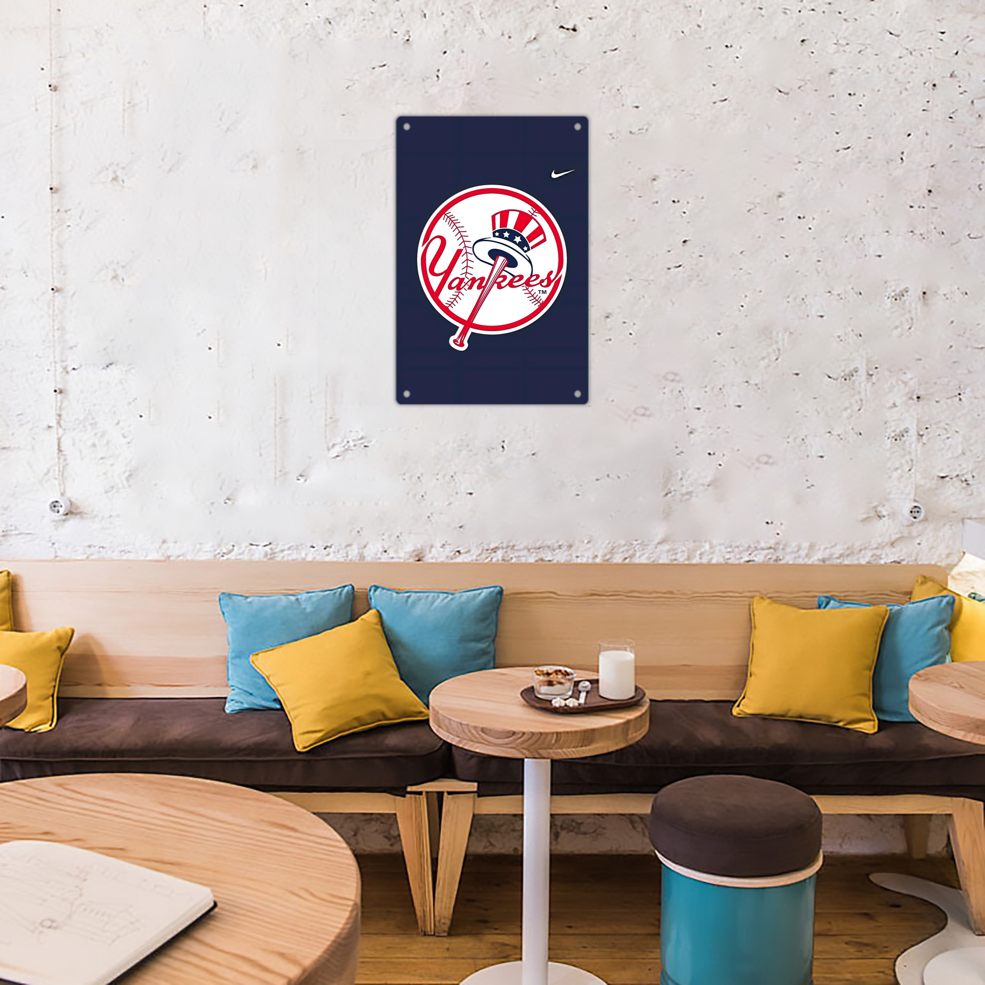 New York Yankees 157 8x12inch Vertical Aluminum Sign - Durable Fade-Resistant Indoor/Outdoor Safety & Information Plaque For Office, Hotel, Restaurant, Bar, Public Spaces