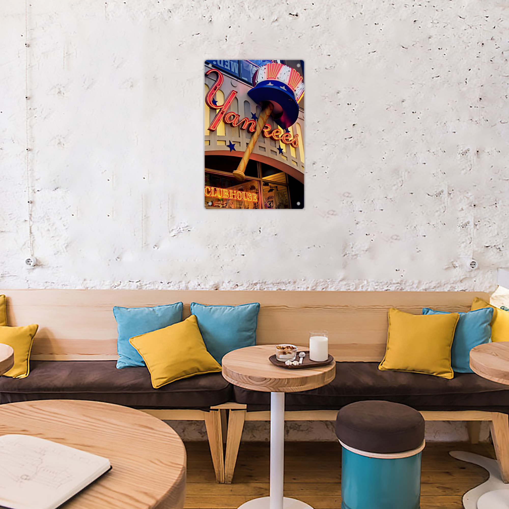 New York Yankees 178 8x12inch Vertical Aluminum Sign - Durable Fade-Resistant Indoor/Outdoor Safety & Information Plaque For Office, Hotel, Restaurant, Bar, Public Spaces