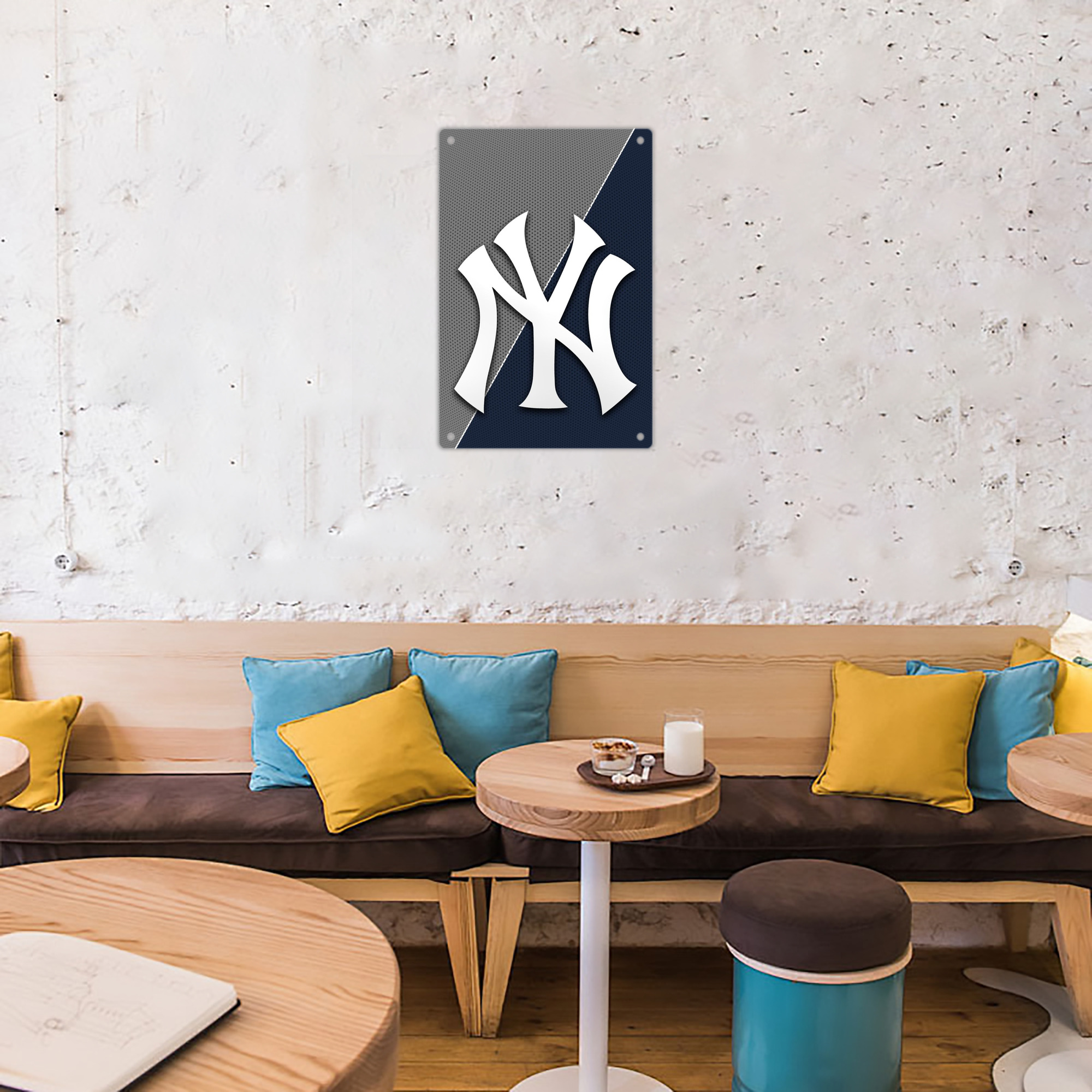 New York Yankees 177 8x12inch Vertical Aluminum Sign - Durable Fade-Resistant Indoor/Outdoor Safety & Information Plaque For Office, Hotel, Restaurant, Bar, Public Spaces