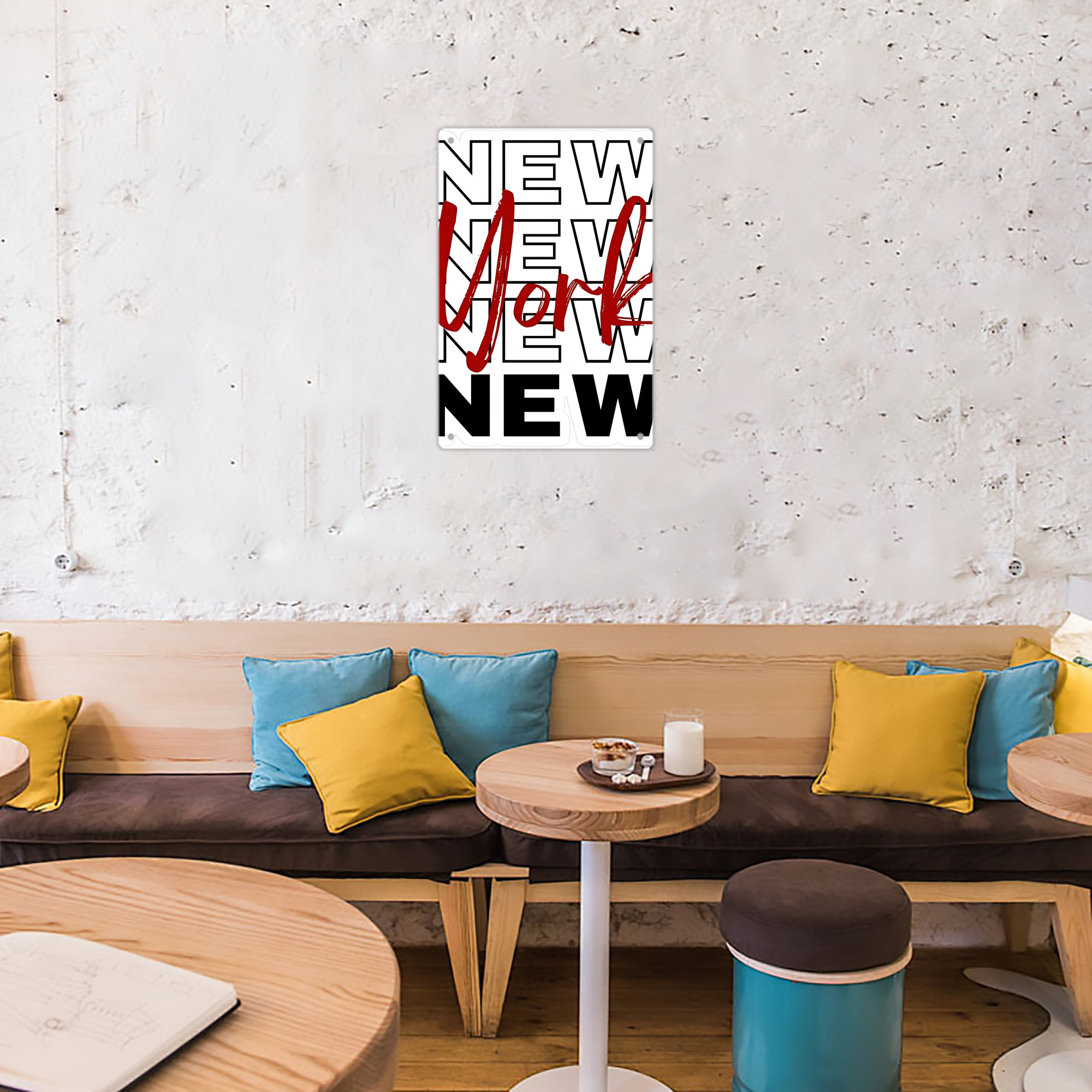 New York Yankees 176 8x12inch Vertical Aluminum Sign - Durable Fade-Resistant Indoor/Outdoor Safety & Information Plaque For Office, Hotel, Restaurant, Bar, Public Spaces