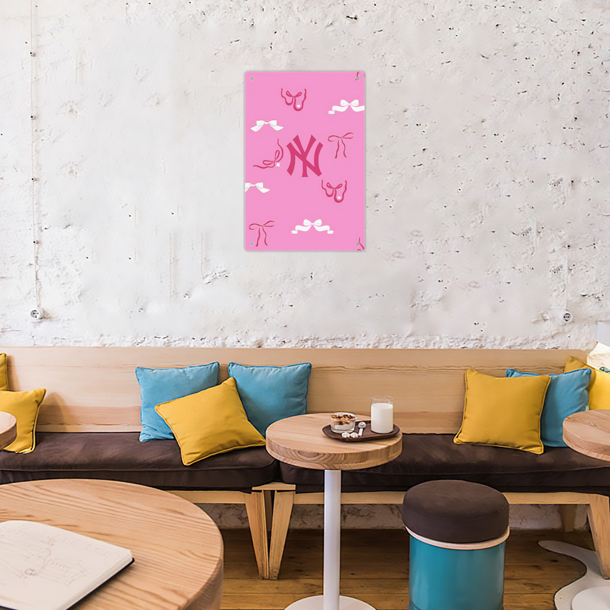 New York Yankees 220 8x12inch Vertical Aluminum Sign - Durable Fade-Resistant Indoor/Outdoor Safety & Information Plaque For Office, Hotel, Restaurant, Bar, Public Spaces