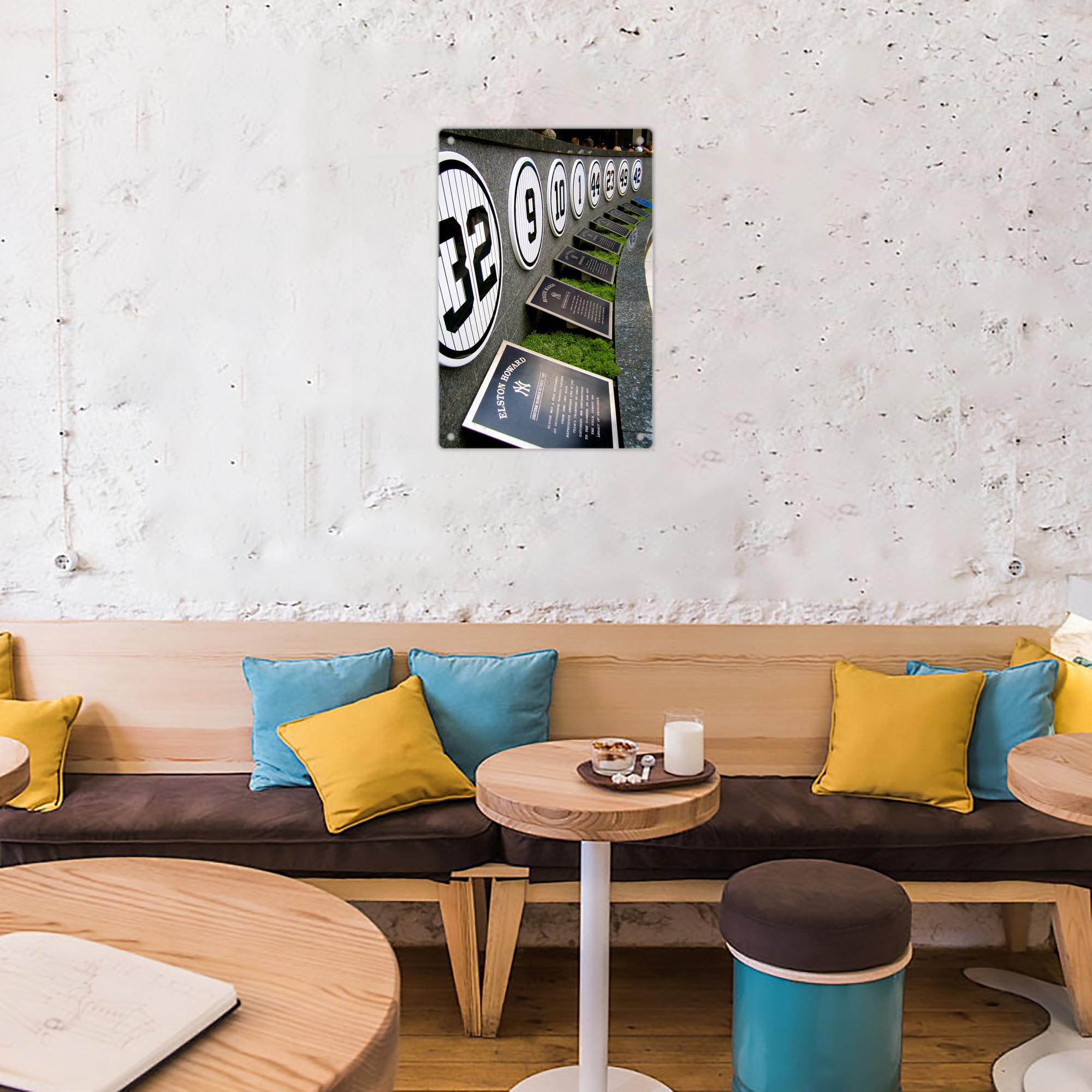 New York Yankees 253 8x12inch Vertical Aluminum Sign - Durable Fade-Resistant Indoor/Outdoor Safety & Information Plaque For Office, Hotel, Restaurant, Bar, Public Spaces