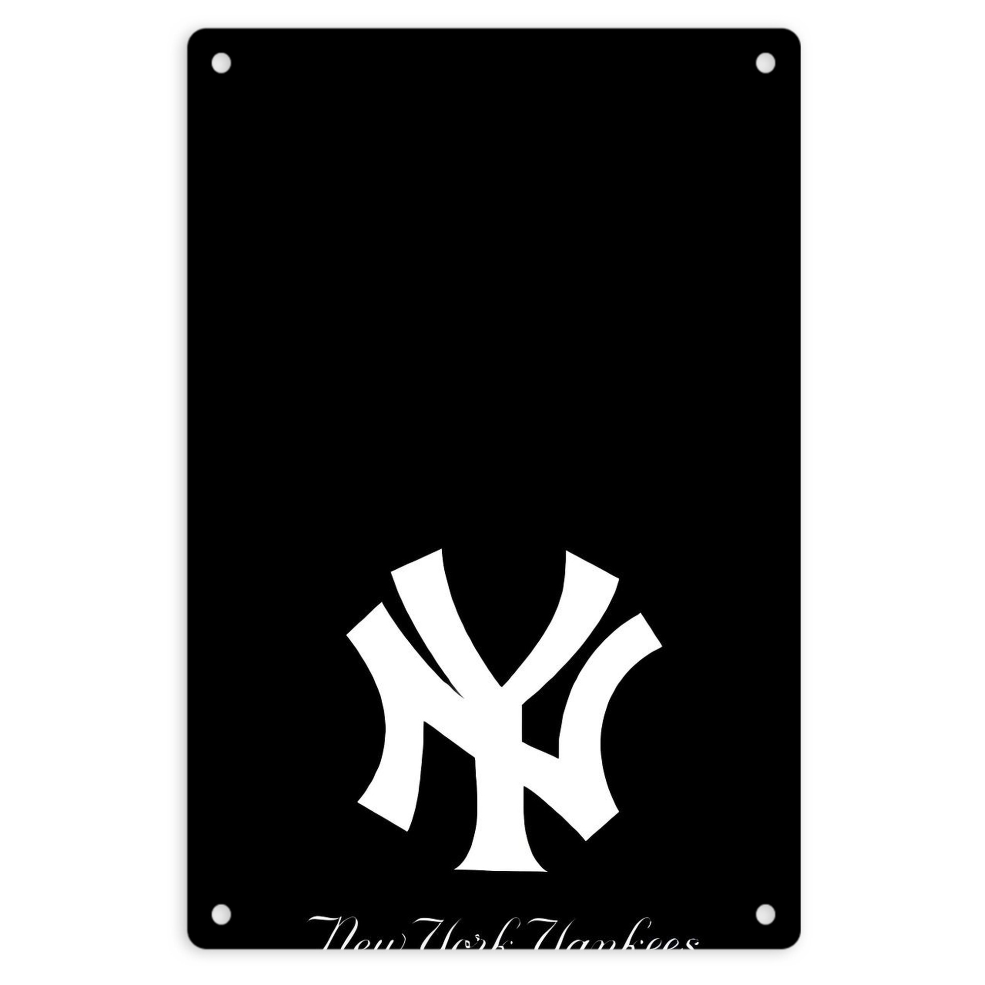 New York Yankees 115 8x12inch Vertical Aluminum Sign - Durable Fade-Resistant Indoor/Outdoor Safety & Information Plaque For Office, Hotel, Restaurant, Bar, Public Spaces