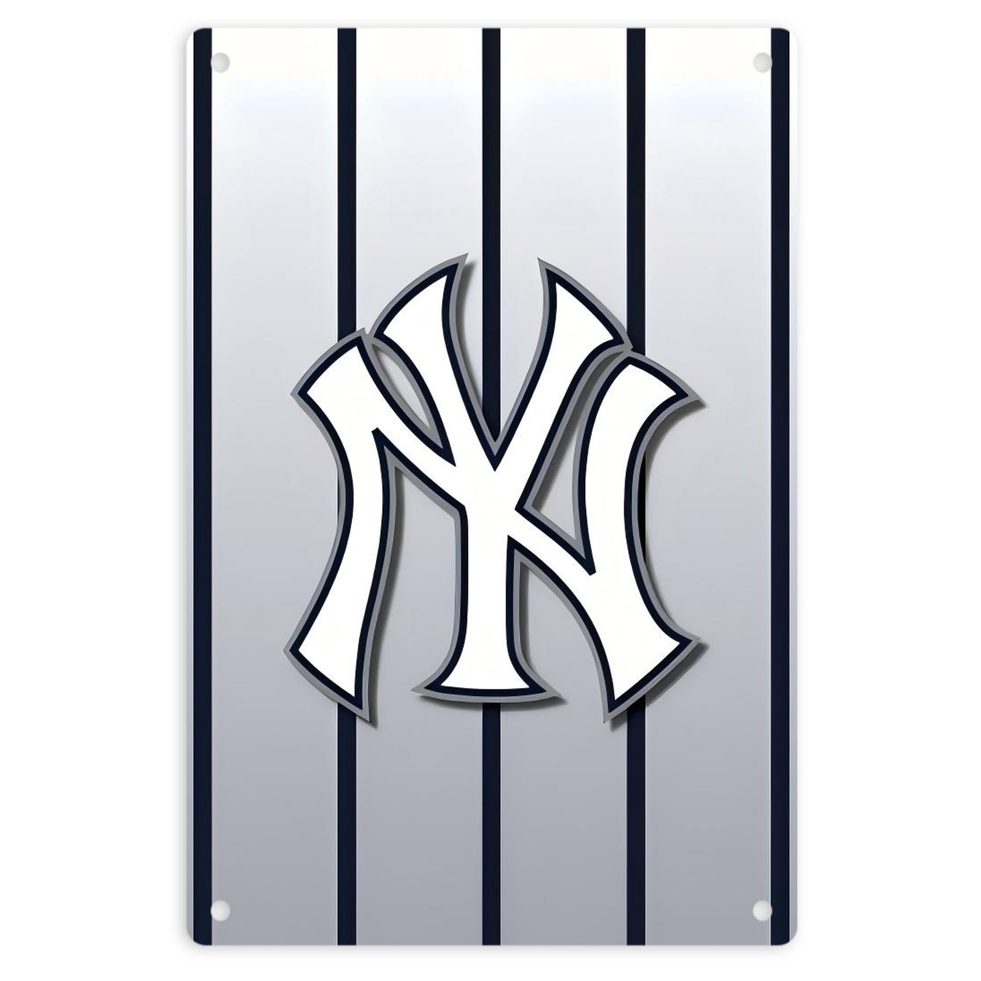 New York Yankees 118 8x12inch Vertical Aluminum Sign - Durable Fade-Resistant Indoor/Outdoor Safety & Information Plaque For Office, Hotel, Restaurant, Bar, Public Spaces