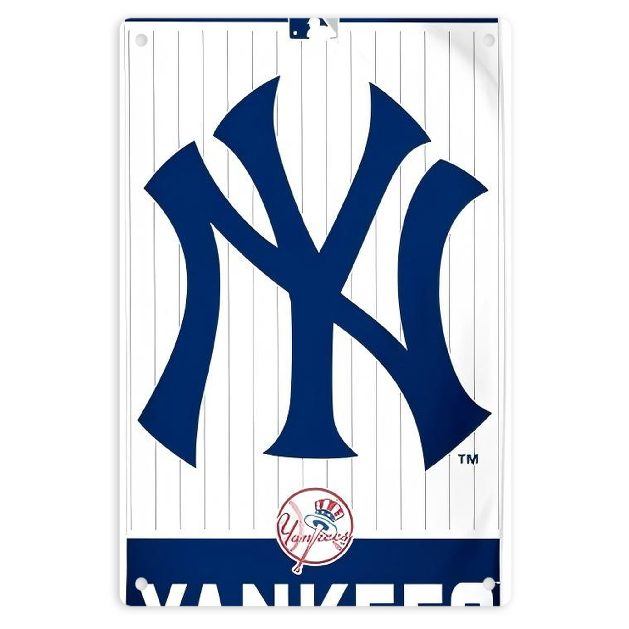 New York Yankees 134 8x12inch Vertical Aluminum Sign - Durable Fade-Resistant Indoor/Outdoor Safety & Information Plaque For Office, Hotel, Restaurant, Bar, Public Spaces