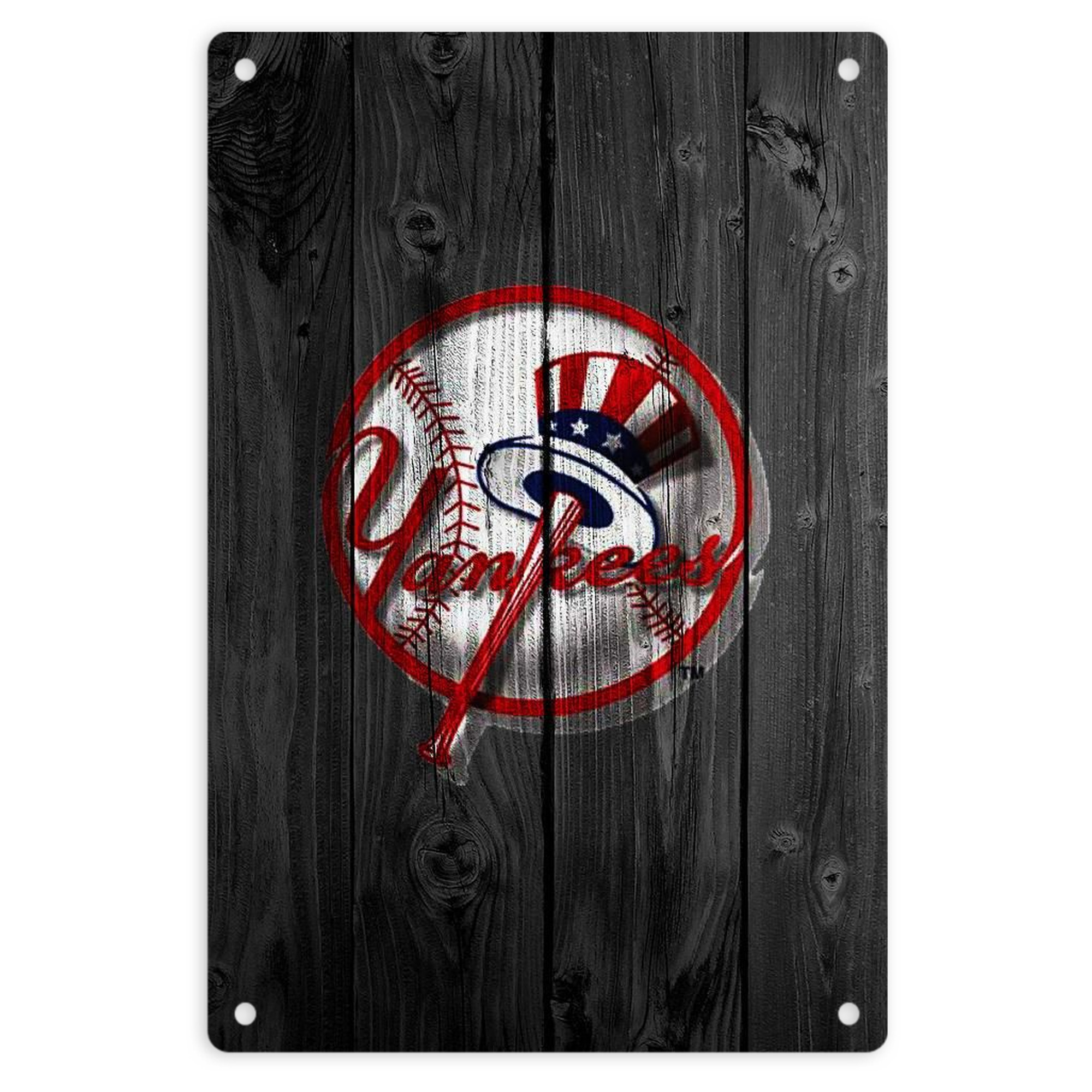New York Yankees 131 8x12inch Vertical Aluminum Sign - Durable Fade-Resistant Indoor/Outdoor Safety & Information Plaque For Office, Hotel, Restaurant, Bar, Public Spaces