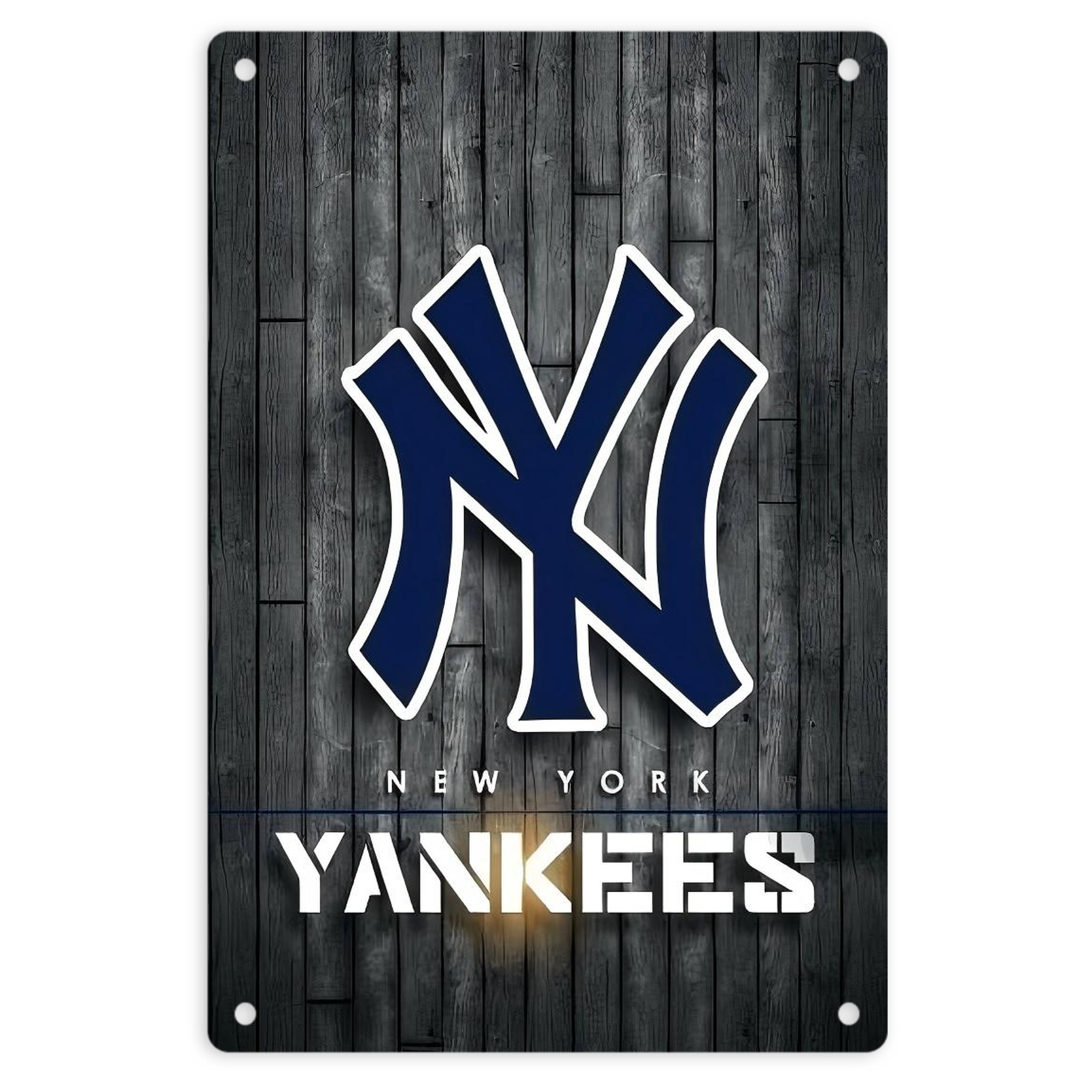 New York Yankees 127 8x12inch Vertical Aluminum Sign - Durable Fade-Resistant Indoor/Outdoor Safety & Information Plaque For Office, Hotel, Restaurant, Bar, Public Spaces