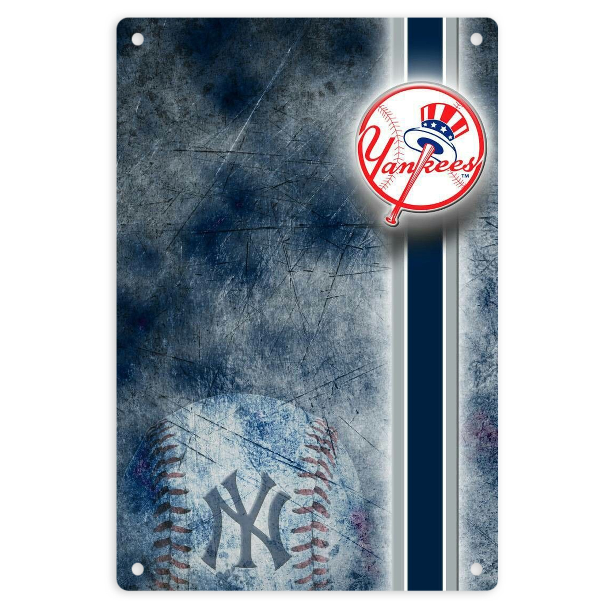 New York Yankees 150 8x12inch Vertical Aluminum Sign - Durable Fade-Resistant Indoor/Outdoor Safety & Information Plaque For Office, Hotel, Restaurant, Bar, Public Spaces