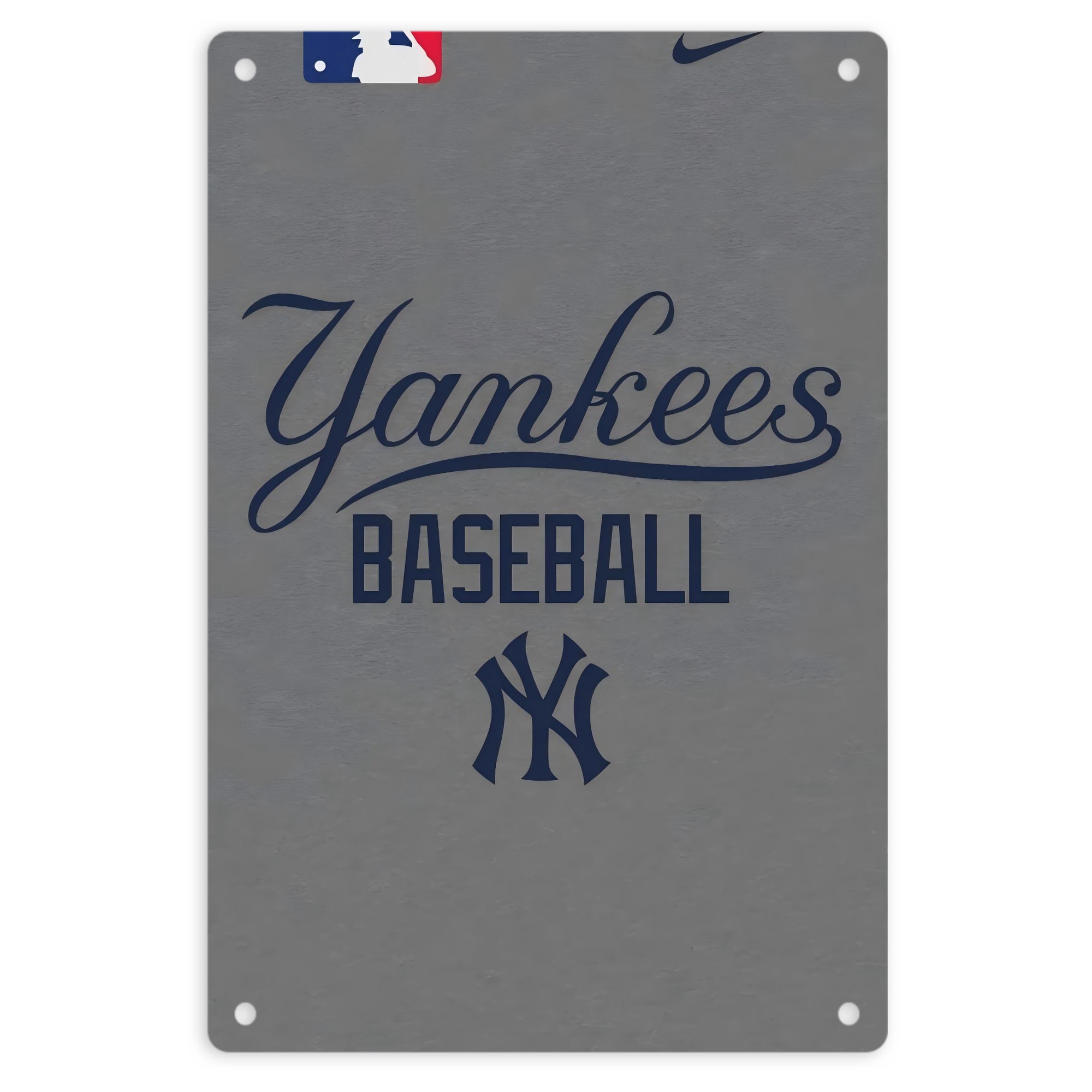 New York Yankees 147 8x12inch Vertical Aluminum Sign - Durable Fade-Resistant Indoor/Outdoor Safety & Information Plaque For Office, Hotel, Restaurant, Bar, Public Spaces