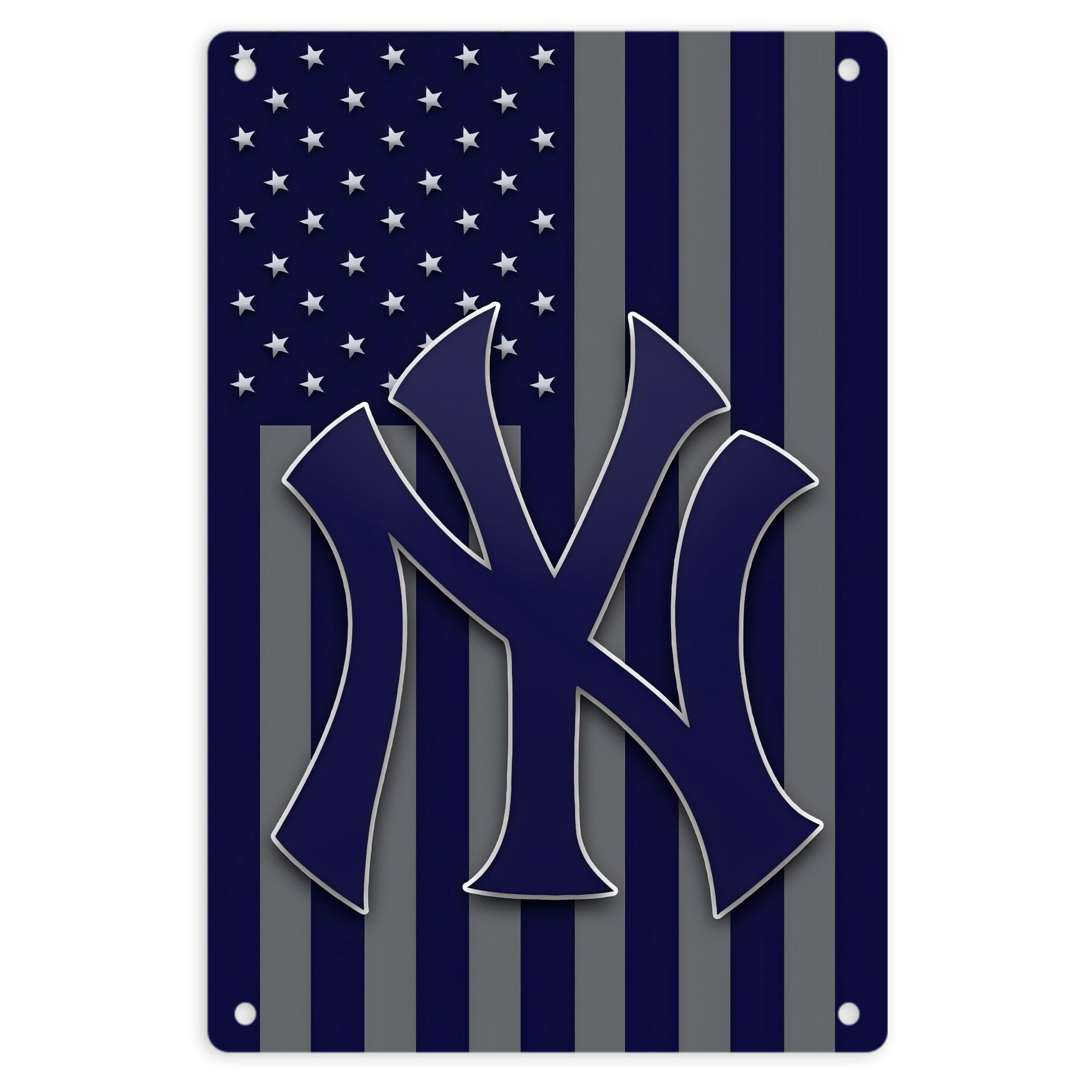 New York Yankees 162 8x12inch Vertical Aluminum Sign - Durable Fade-Resistant Indoor/Outdoor Safety & Information Plaque For Office, Hotel, Restaurant, Bar, Public Spaces