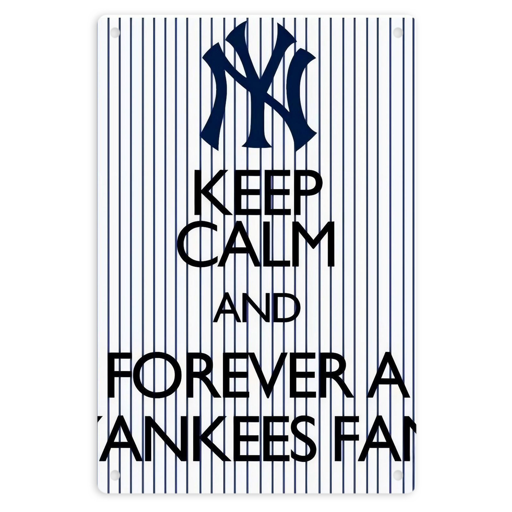 New York Yankees 158 8x12inch Vertical Aluminum Sign - Durable Fade-Resistant Indoor/Outdoor Safety & Information Plaque For Office, Hotel, Restaurant, Bar, Public Spaces