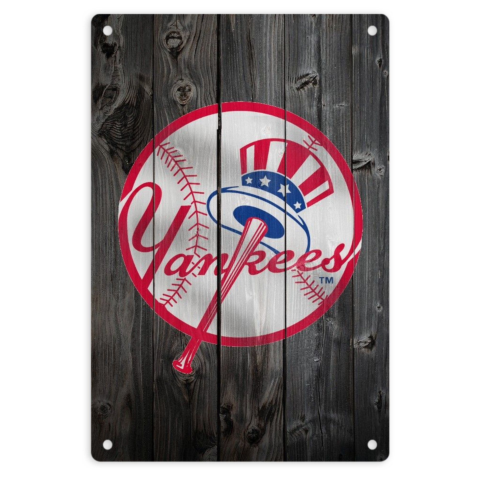 New York Yankees 189 8x12inch Vertical Aluminum Sign - Durable Fade-Resistant Indoor/Outdoor Safety & Information Plaque For Office, Hotel, Restaurant, Bar, Public Spaces