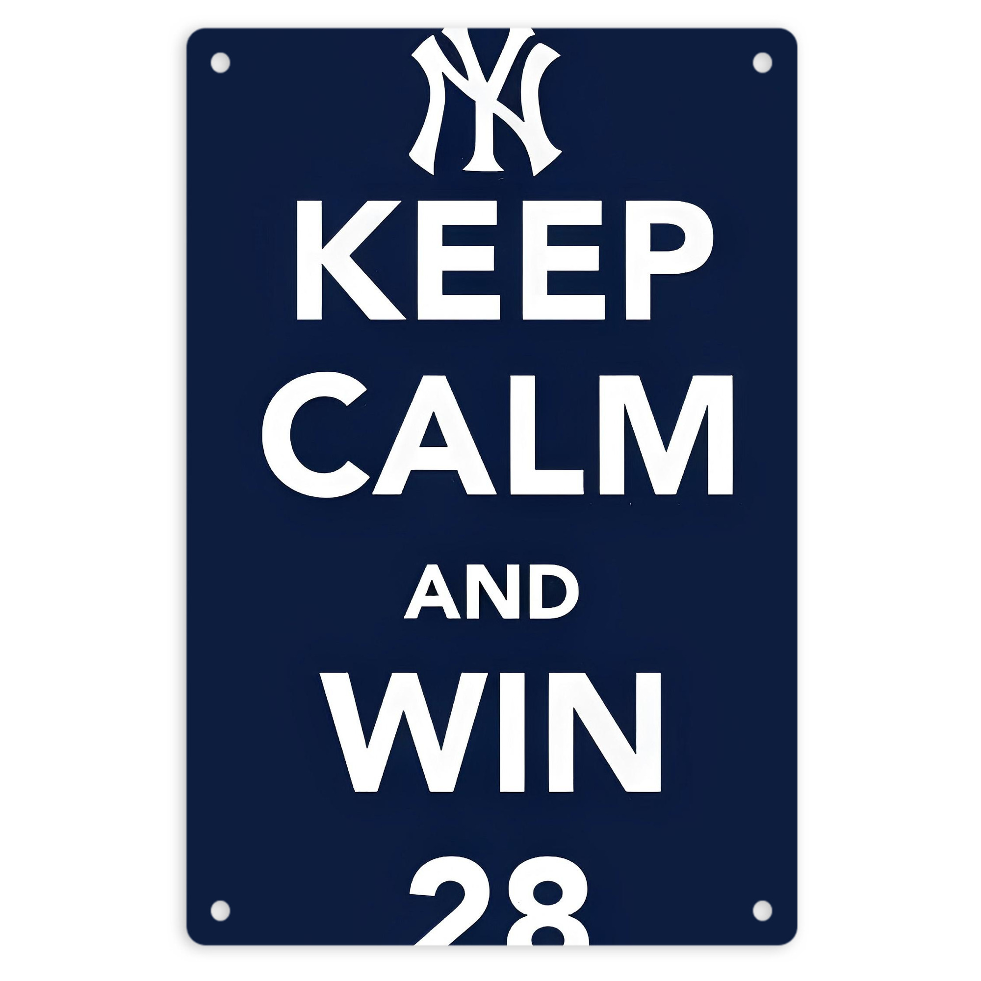 New York Yankees 169 8x12inch Vertical Aluminum Sign - Durable Fade-Resistant Indoor/Outdoor Safety & Information Plaque For Office, Hotel, Restaurant, Bar, Public Spaces