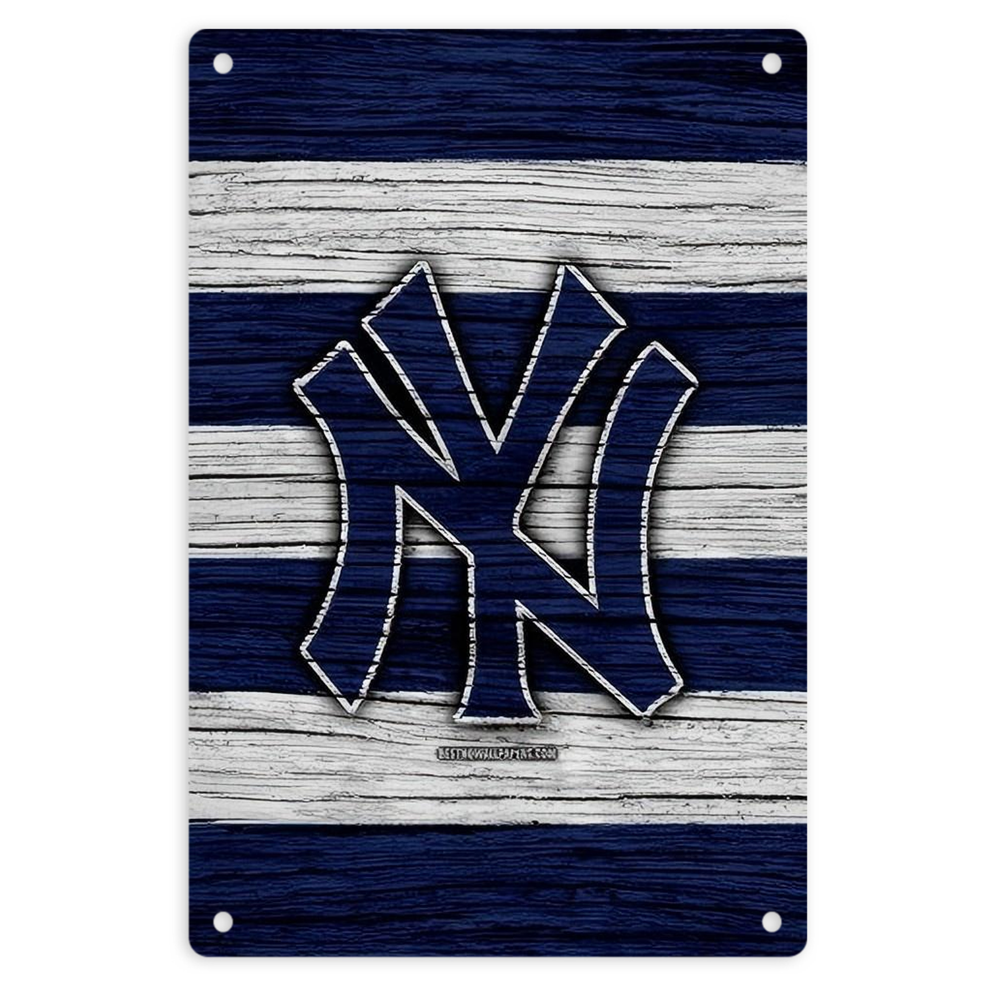 New York Yankees 187 8x12inch Vertical Aluminum Sign - Durable Fade-Resistant Indoor/Outdoor Safety & Information Plaque For Office, Hotel, Restaurant, Bar, Public Spaces
