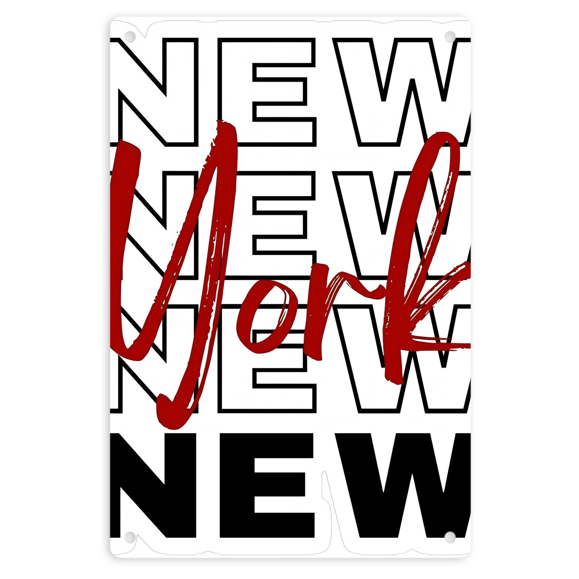 New York Yankees 176 8x12inch Vertical Aluminum Sign - Durable Fade-Resistant Indoor/Outdoor Safety & Information Plaque For Office, Hotel, Restaurant, Bar, Public Spaces