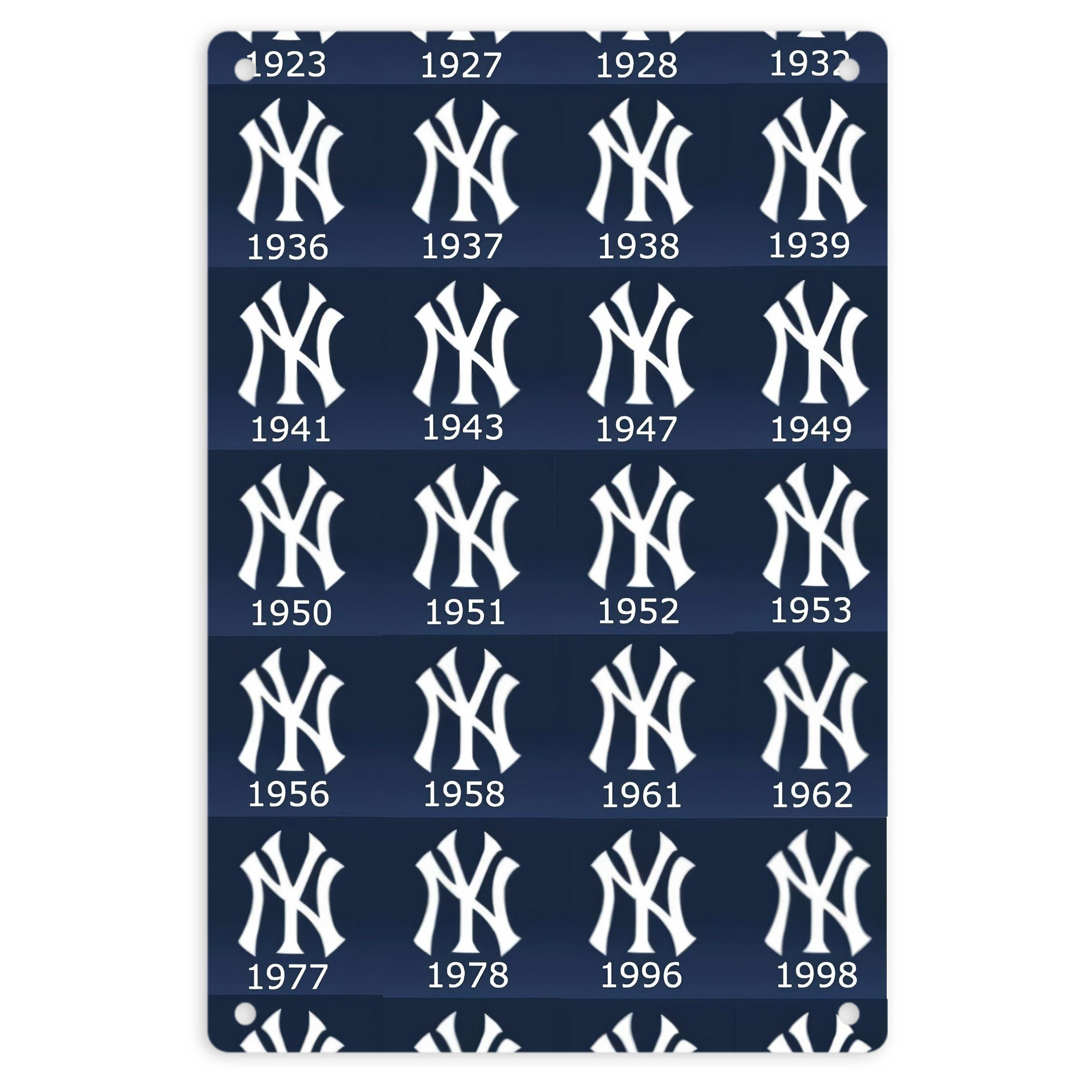 New York Yankees 229 8x12inch Vertical Aluminum Sign - Durable Fade-Resistant Indoor/Outdoor Safety & Information Plaque For Office, Hotel, Restaurant, Bar, Public Spaces