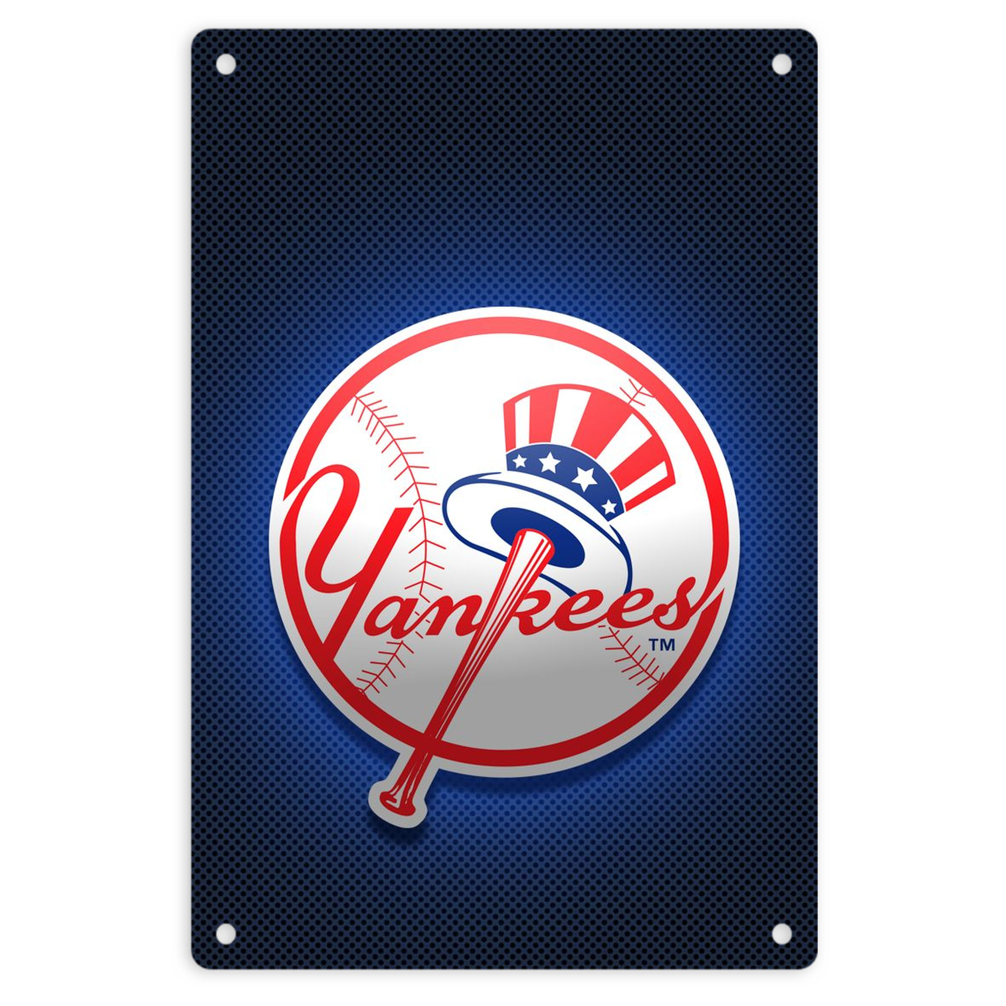 New York Yankees 193 8x12inch Vertical Aluminum Sign - Durable Fade-Resistant Indoor/Outdoor Safety & Information Plaque For Office, Hotel, Restaurant, Bar, Public Spaces