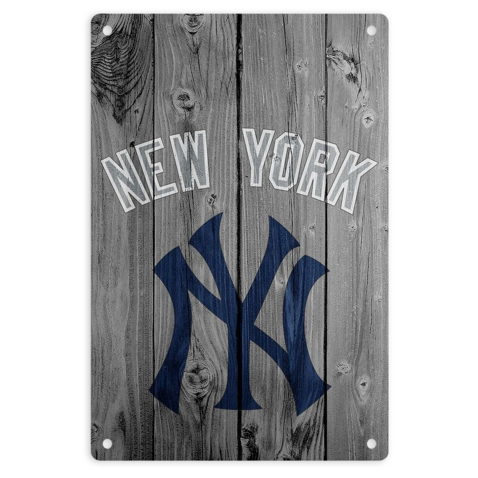New York Yankees 204 8x12inch Vertical Aluminum Sign - Durable Fade-Resistant Indoor/Outdoor Safety & Information Plaque For Office, Hotel, Restaurant, Bar, Public Spaces