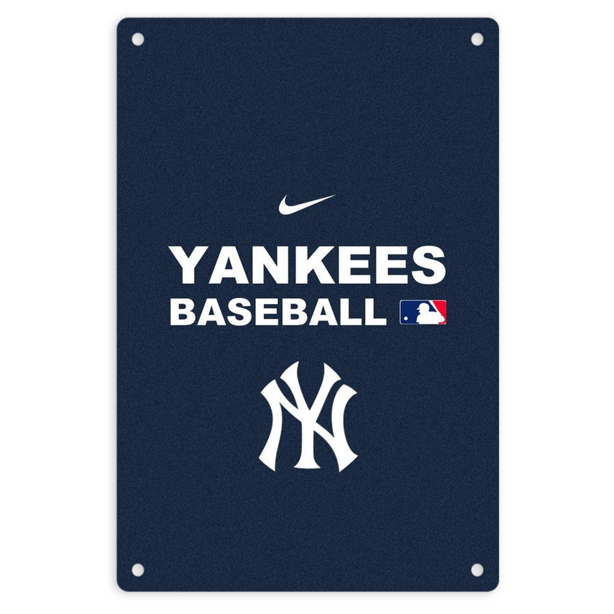 New York Yankees 214 8x12inch Vertical Aluminum Sign - Durable Fade-Resistant Indoor/Outdoor Safety & Information Plaque For Office, Hotel, Restaurant, Bar, Public Spaces