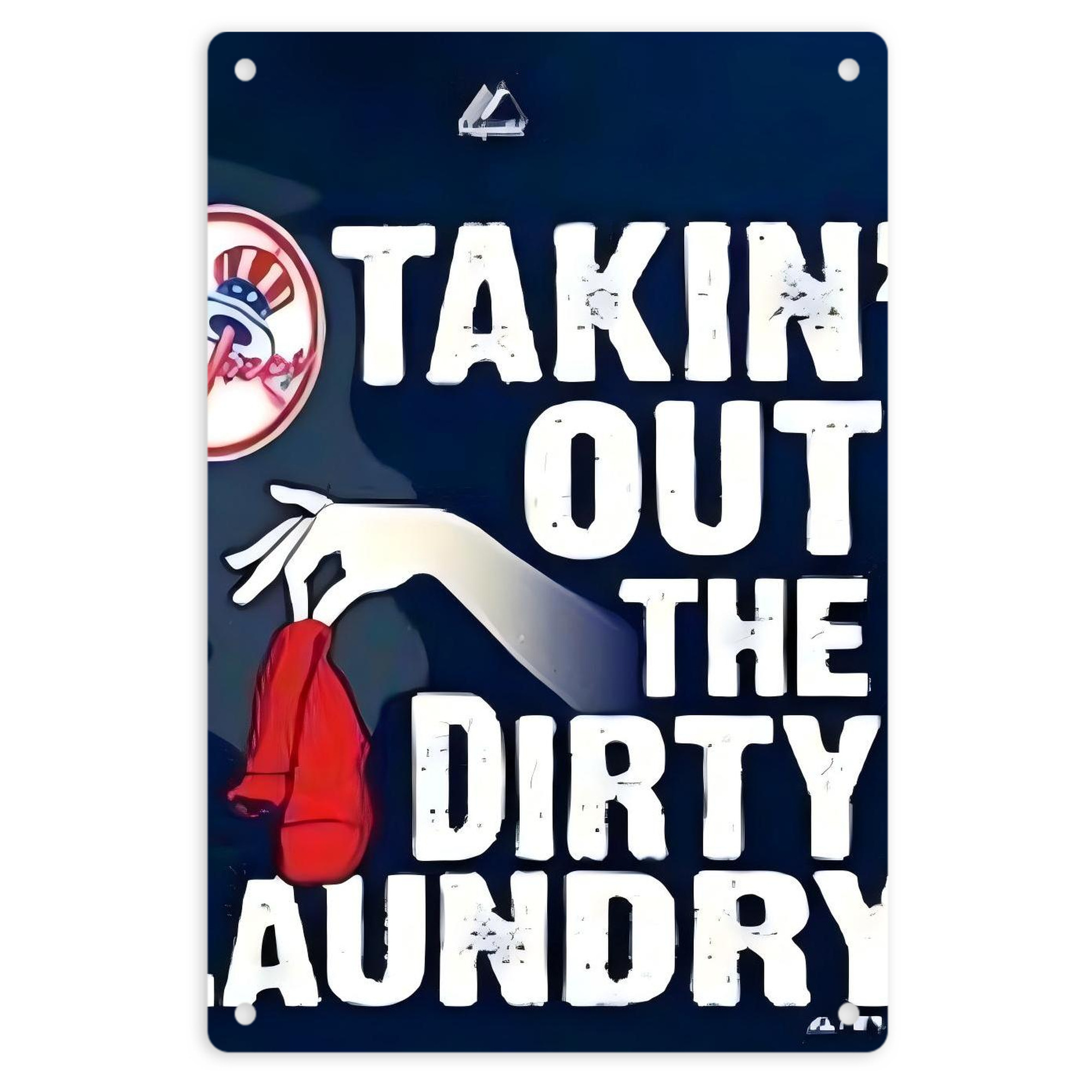 New York Yankees 210 8x12inch Vertical Aluminum Sign - Durable Fade-Resistant Indoor/Outdoor Safety & Information Plaque For Office, Hotel, Restaurant, Bar, Public Spaces