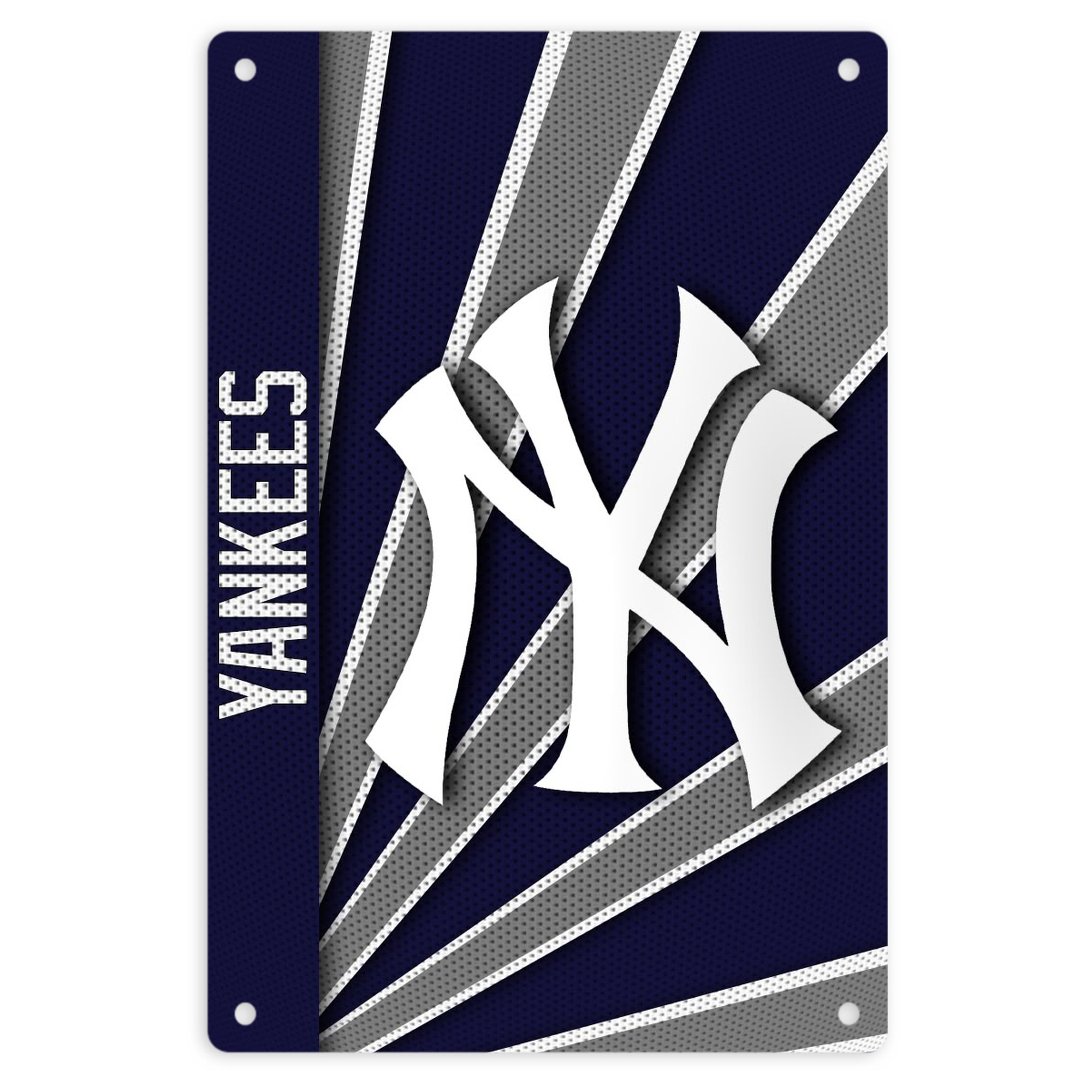 New York Yankees 321 8x12inch Vertical Aluminum Sign - Durable Fade-Resistant Indoor/Outdoor Safety & Information Plaque For Office, Hotel, Restaurant, Bar, Public Spaces