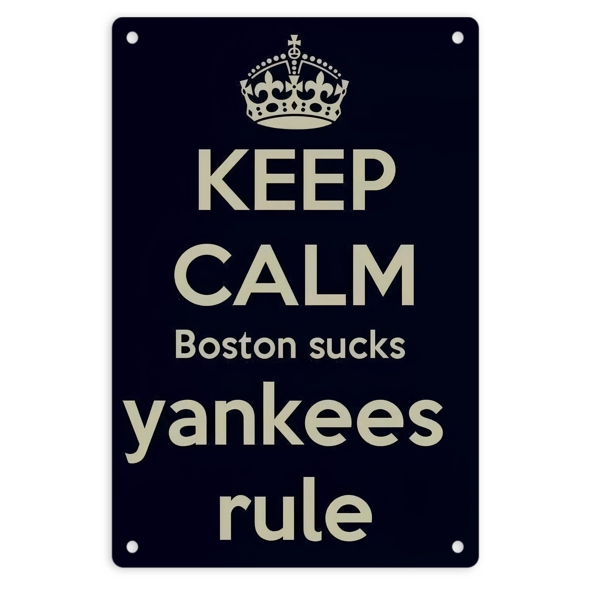 New York Yankees 226 8x12inch Vertical Aluminum Sign - Durable Fade-Resistant Indoor/Outdoor Safety & Information Plaque For Office, Hotel, Restaurant, Bar, Public Spaces
