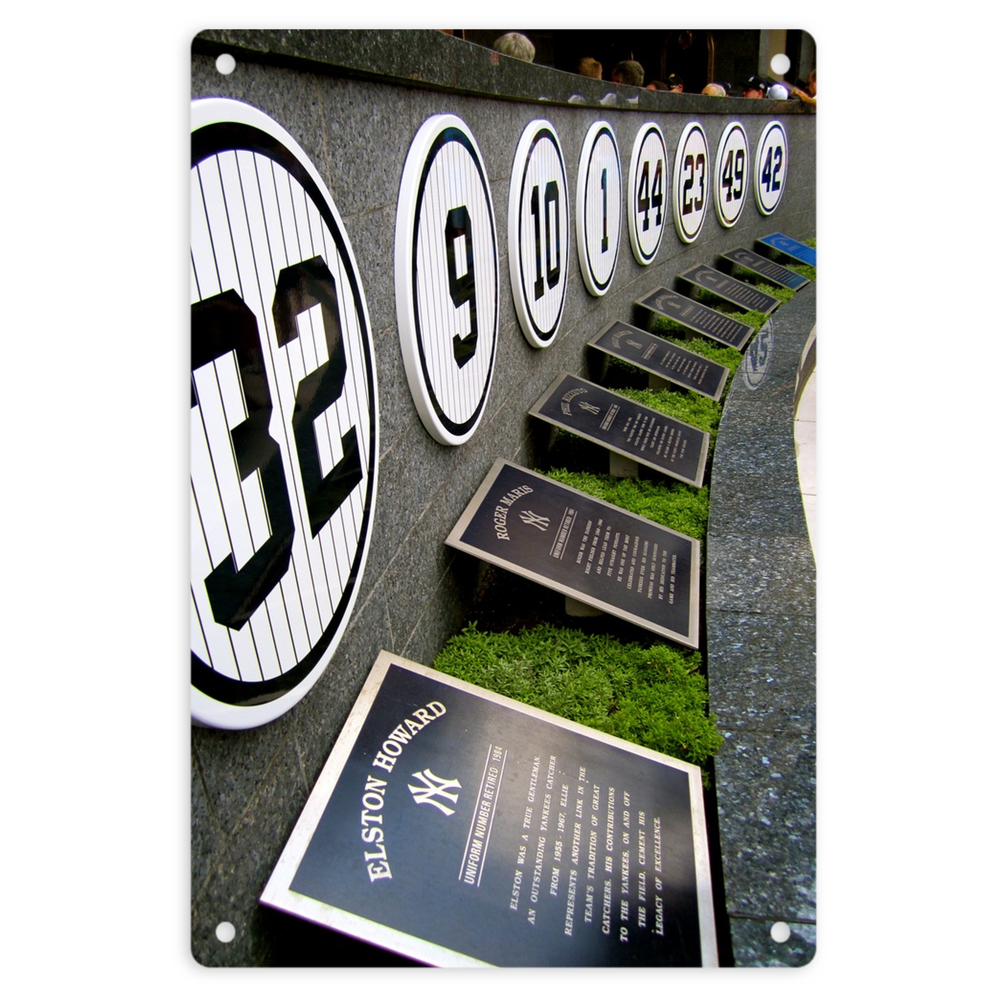 New York Yankees 253 8x12inch Vertical Aluminum Sign - Durable Fade-Resistant Indoor/Outdoor Safety & Information Plaque For Office, Hotel, Restaurant, Bar, Public Spaces