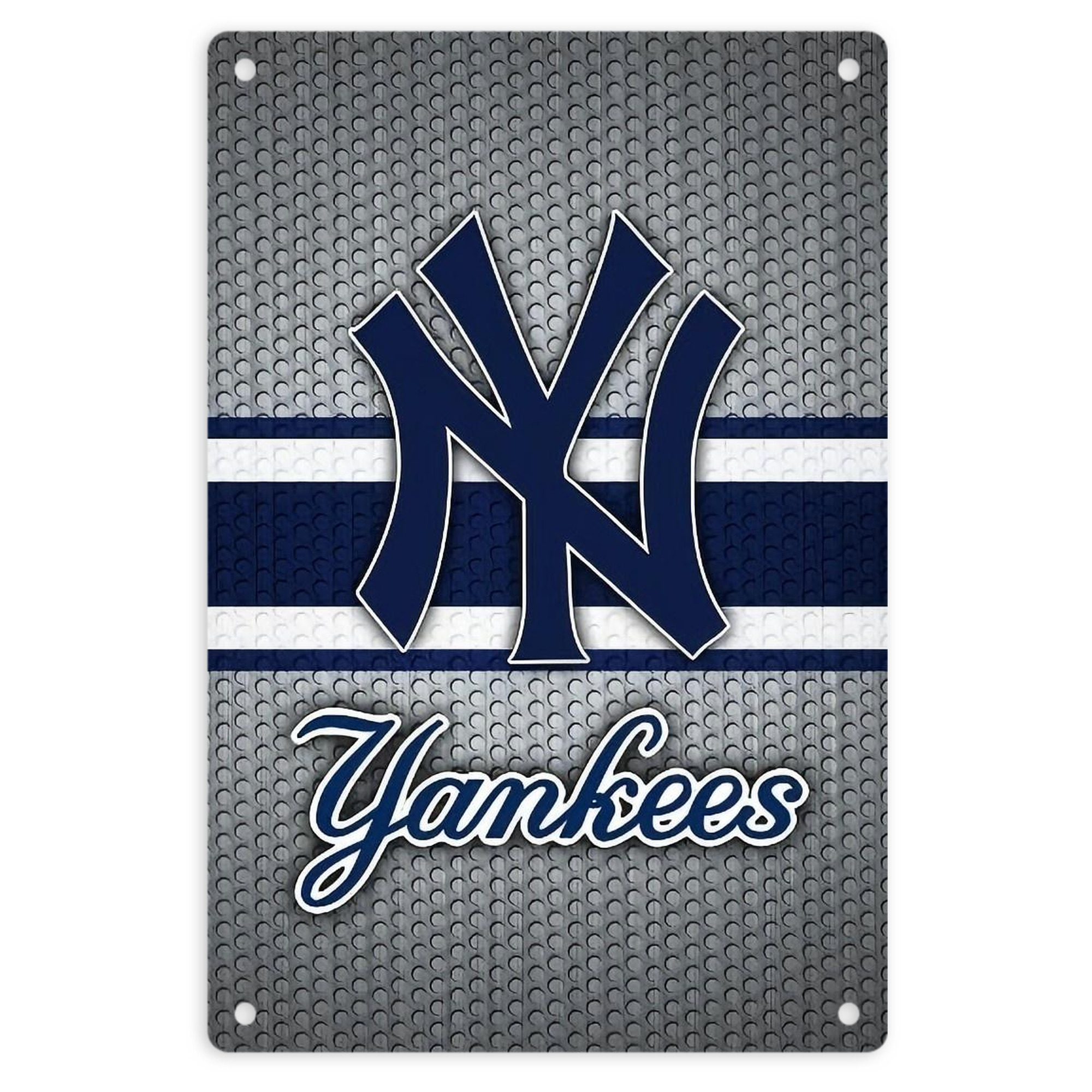 New York Yankees 311 8x12inch Vertical Aluminum Sign - Durable Fade-Resistant Indoor/Outdoor Safety & Information Plaque For Office, Hotel, Restaurant, Bar, Public Spaces