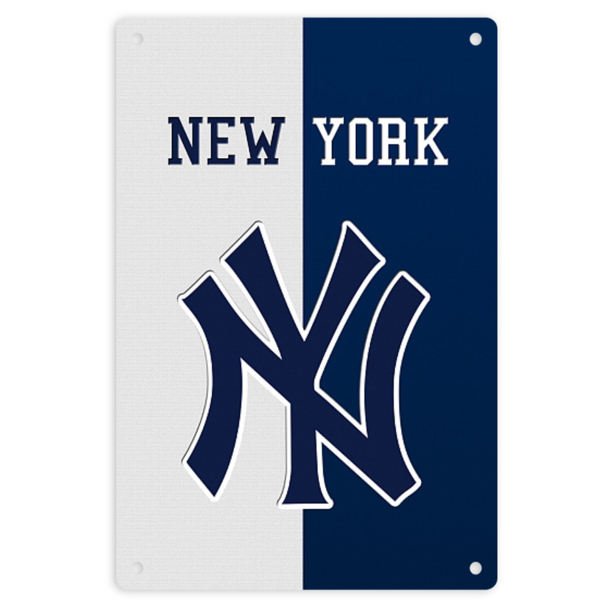 New York Yankees 332 8x12inch Vertical Aluminum Sign - Durable Fade-Resistant Indoor/Outdoor Safety & Information Plaque For Office, Hotel, Restaurant, Bar, Public Spaces