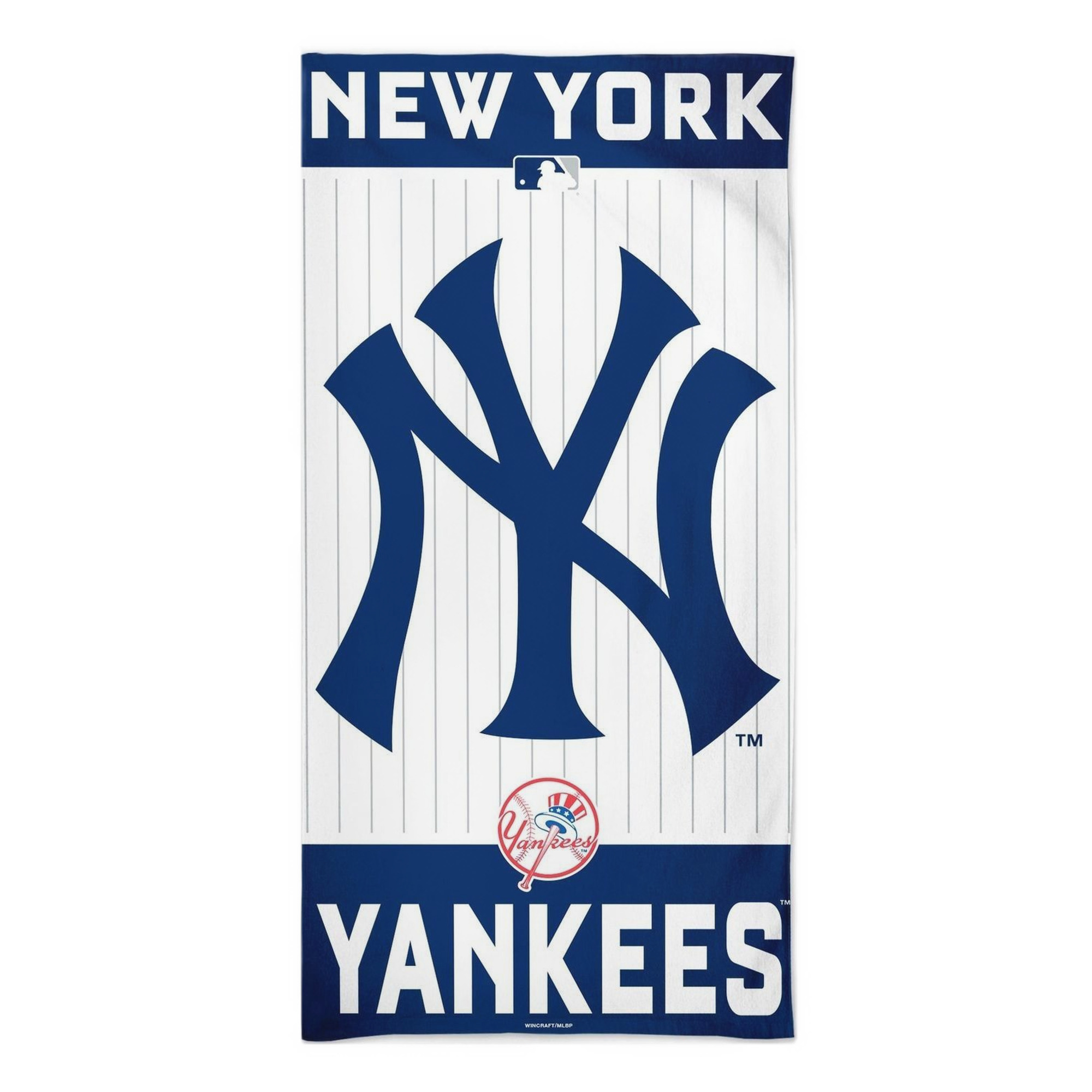 New York Yankees 130 Premium Microfiber Beach Towel – Soft, Large Size, Multi-Purpose For Beach, Picnic & Kids, Lightweight & Portable With Carry Bag, Easy Care