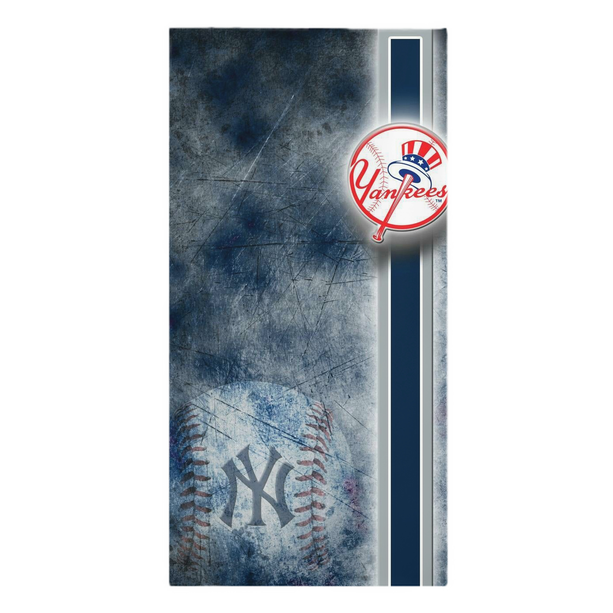 New York Yankees 150 Premium Microfiber Beach Towel – Soft, Large Size, Multi-Purpose For Beach, Picnic & Kids, Lightweight & Portable With Carry Bag, Easy Care