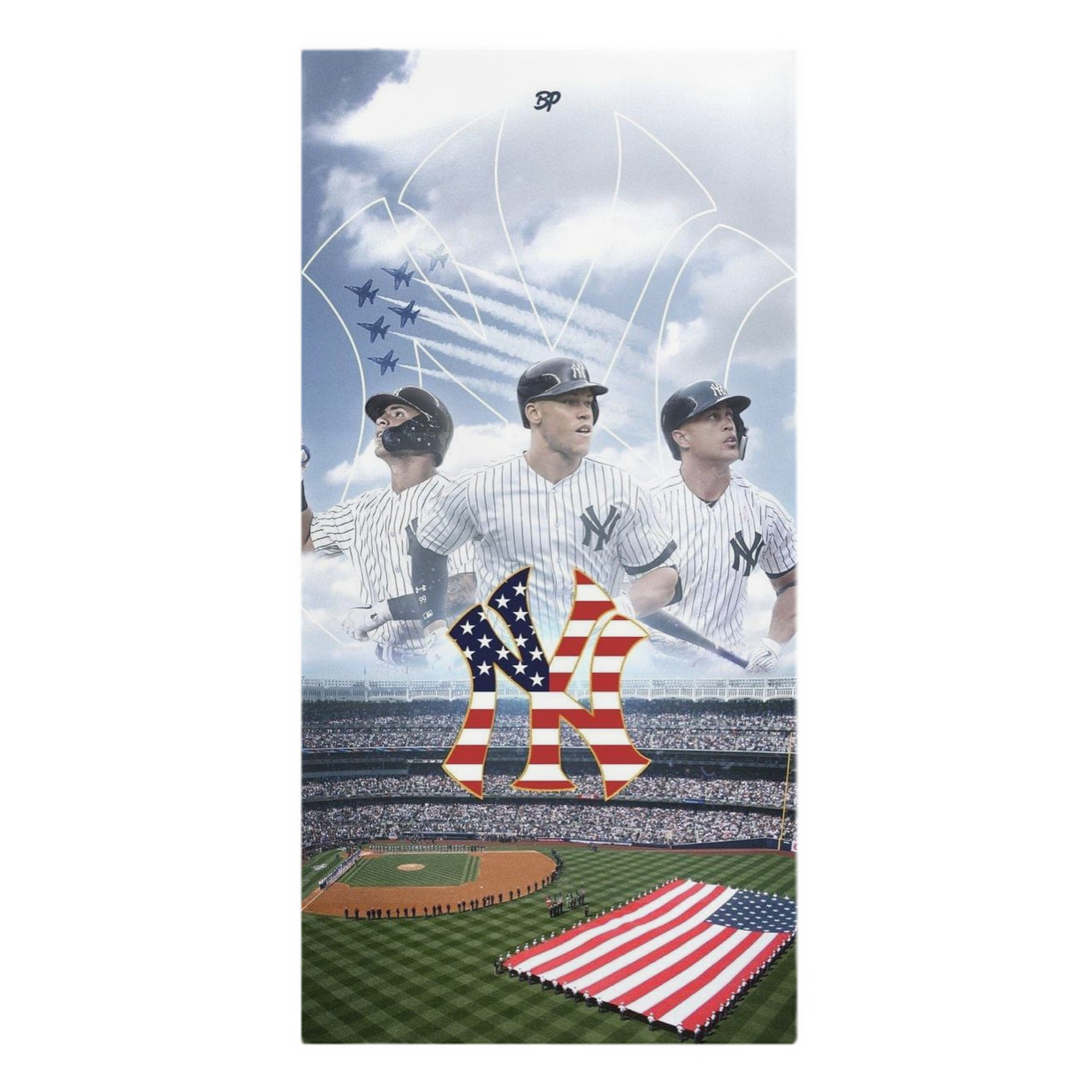 New York Yankees 161 Premium Microfiber Beach Towel – Soft, Large Size, Multi-Purpose For Beach, Picnic & Kids, Lightweight & Portable With Carry Bag, Easy Care