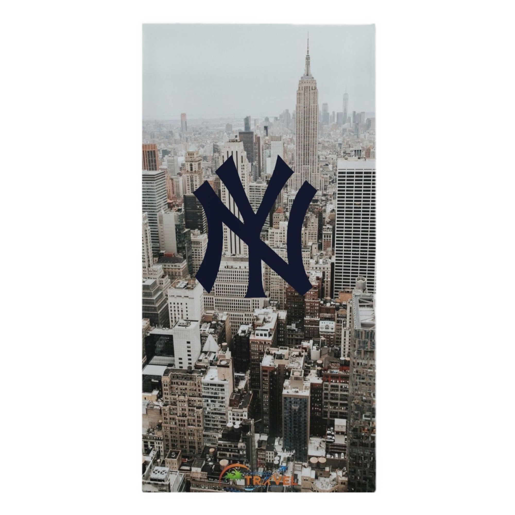 New York Yankees 171 Premium Microfiber Beach Towel – Soft, Large Size, Multi-Purpose For Beach, Picnic & Kids, Lightweight & Portable With Carry Bag, Easy Care