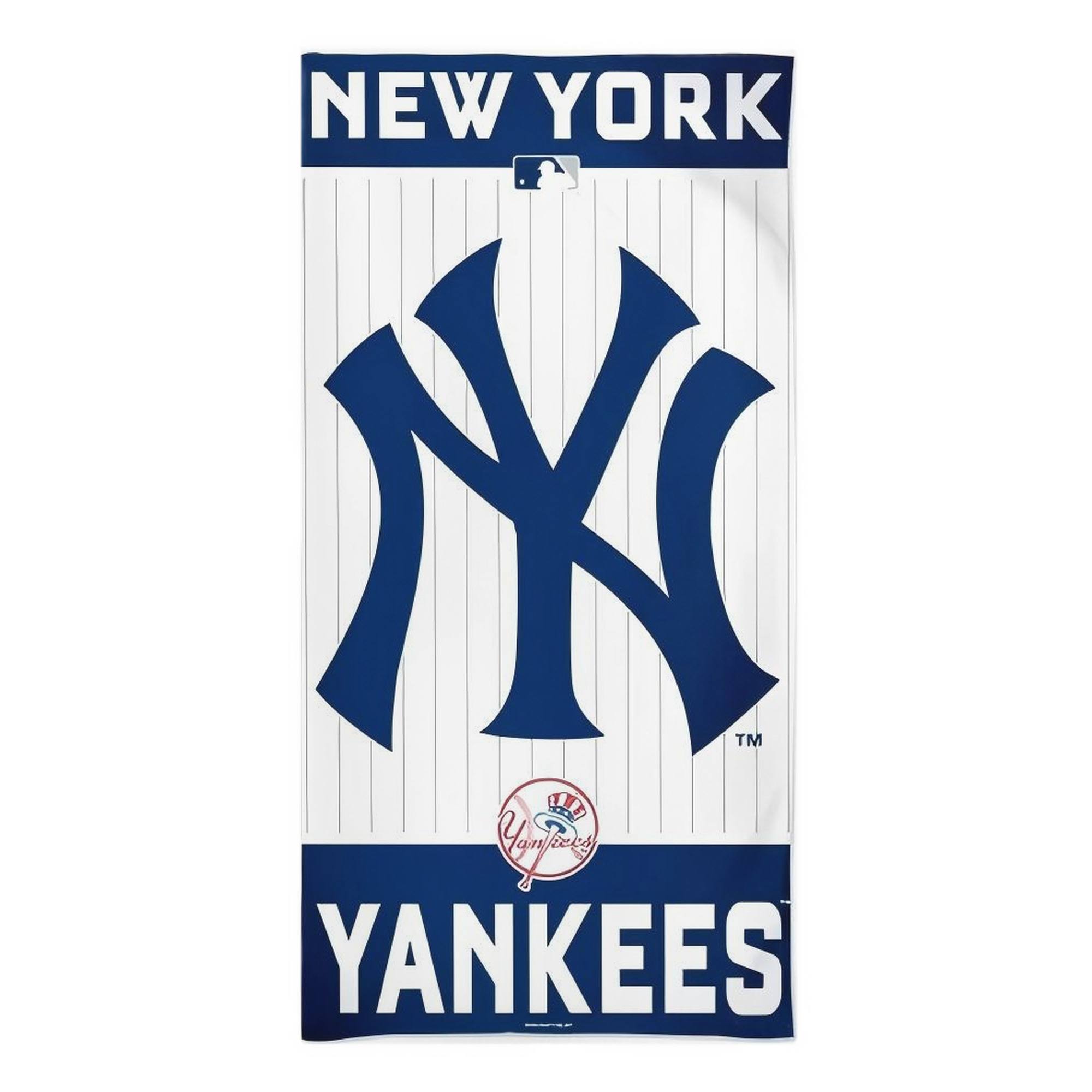 New York Yankees 134 Premium Microfiber Beach Towel – Soft, Large Size, Multi-Purpose For Beach, Picnic & Kids, Lightweight & Portable With Carry Bag, Easy Care