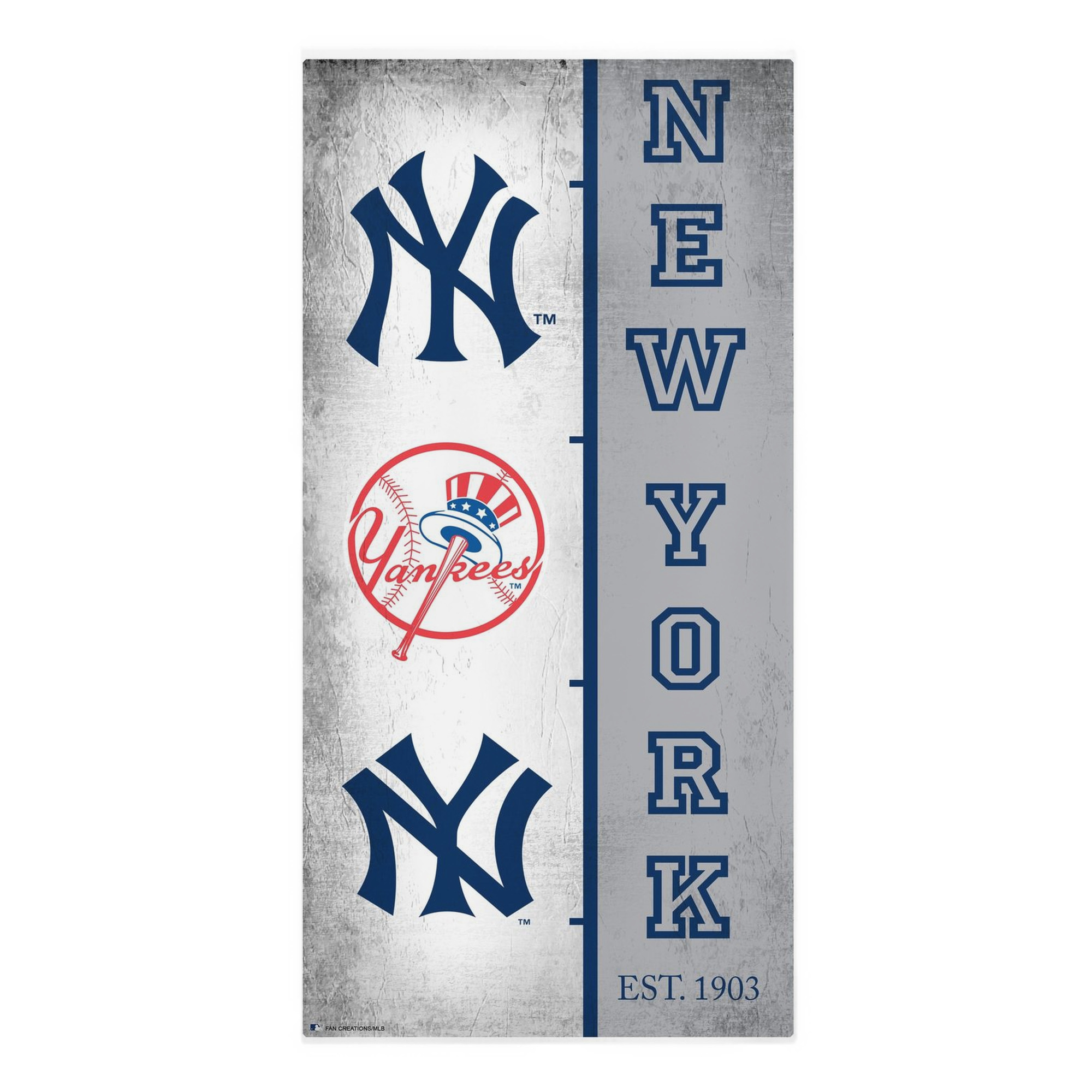 New York Yankees 217 Premium Microfiber Beach Towel – Soft, Large Size, Multi-Purpose For Beach, Picnic & Kids, Lightweight & Portable With Carry Bag, Easy Care