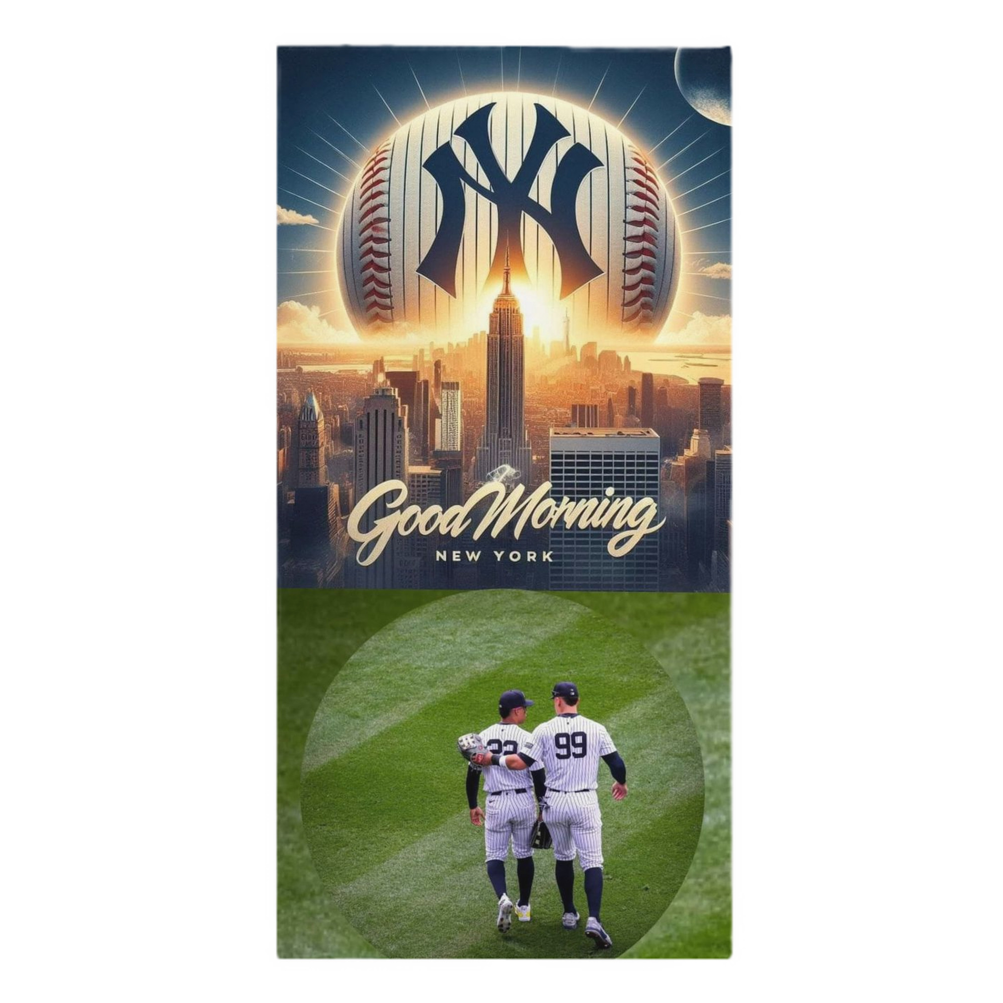 New York Yankees 218 Premium Microfiber Beach Towel – Soft, Large Size, Multi-Purpose For Beach, Picnic & Kids, Lightweight & Portable With Carry Bag, Easy Care