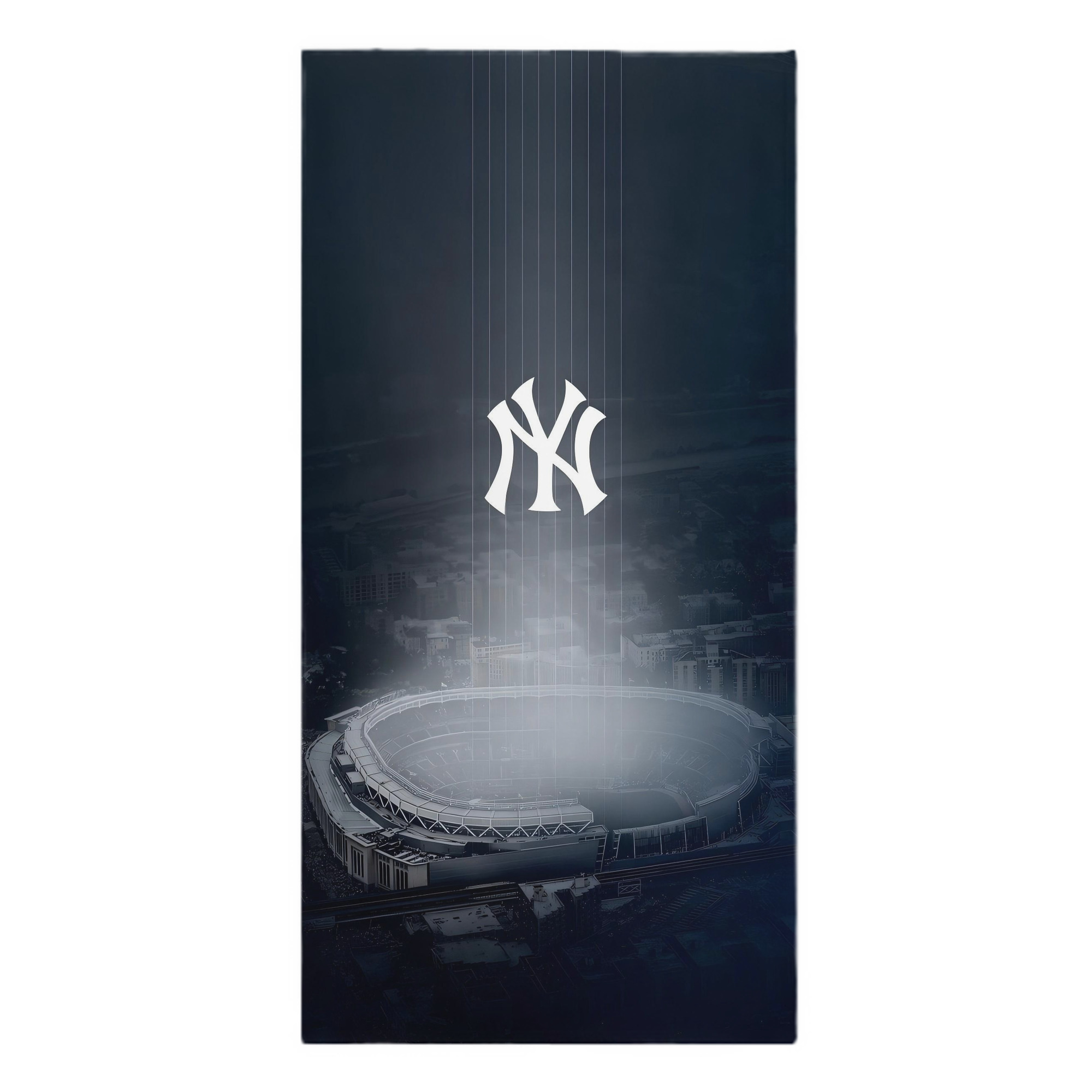 New York Yankees 225 Premium Microfiber Beach Towel – Soft, Large Size, Multi-Purpose For Beach, Picnic & Kids, Lightweight & Portable With Carry Bag, Easy Care