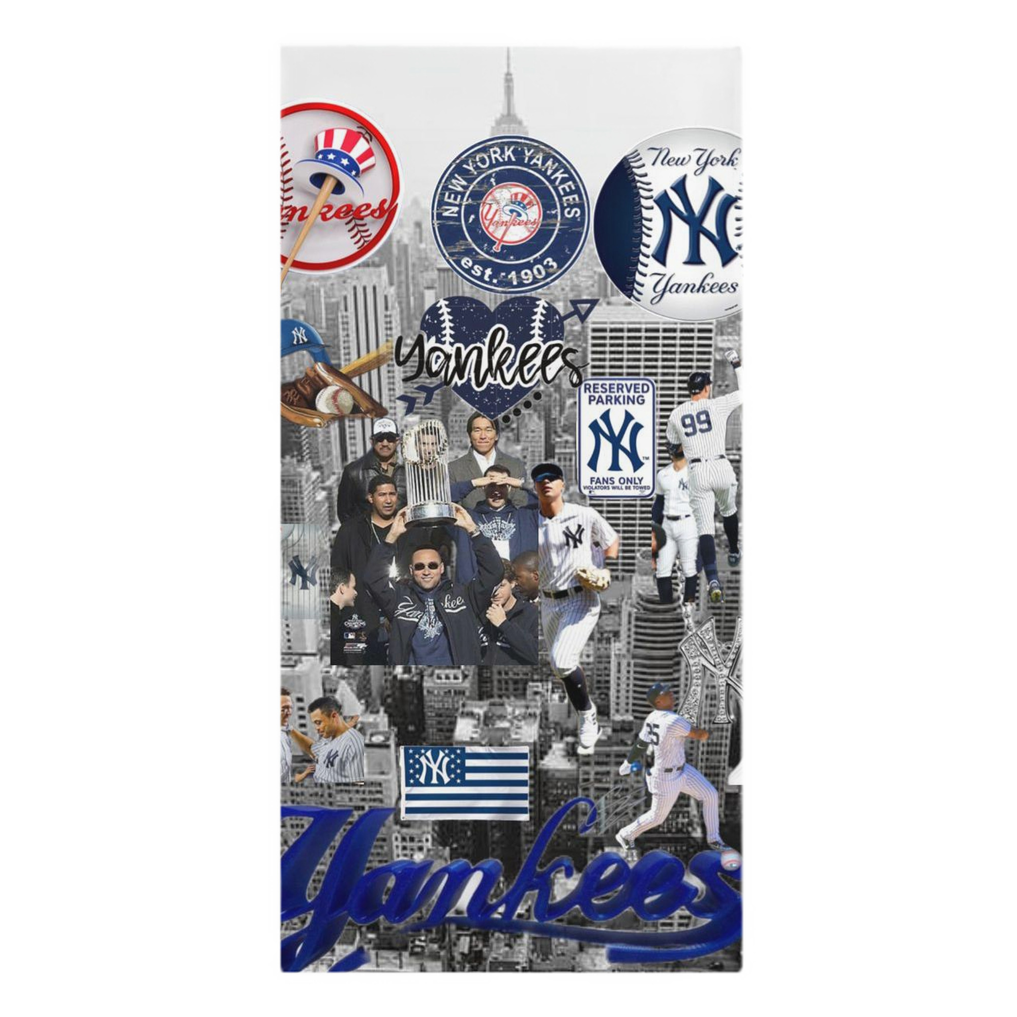 New York Yankees 199 Premium Microfiber Beach Towel – Soft, Large Size, Multi-Purpose For Beach, Picnic & Kids, Lightweight & Portable With Carry Bag, Easy Care